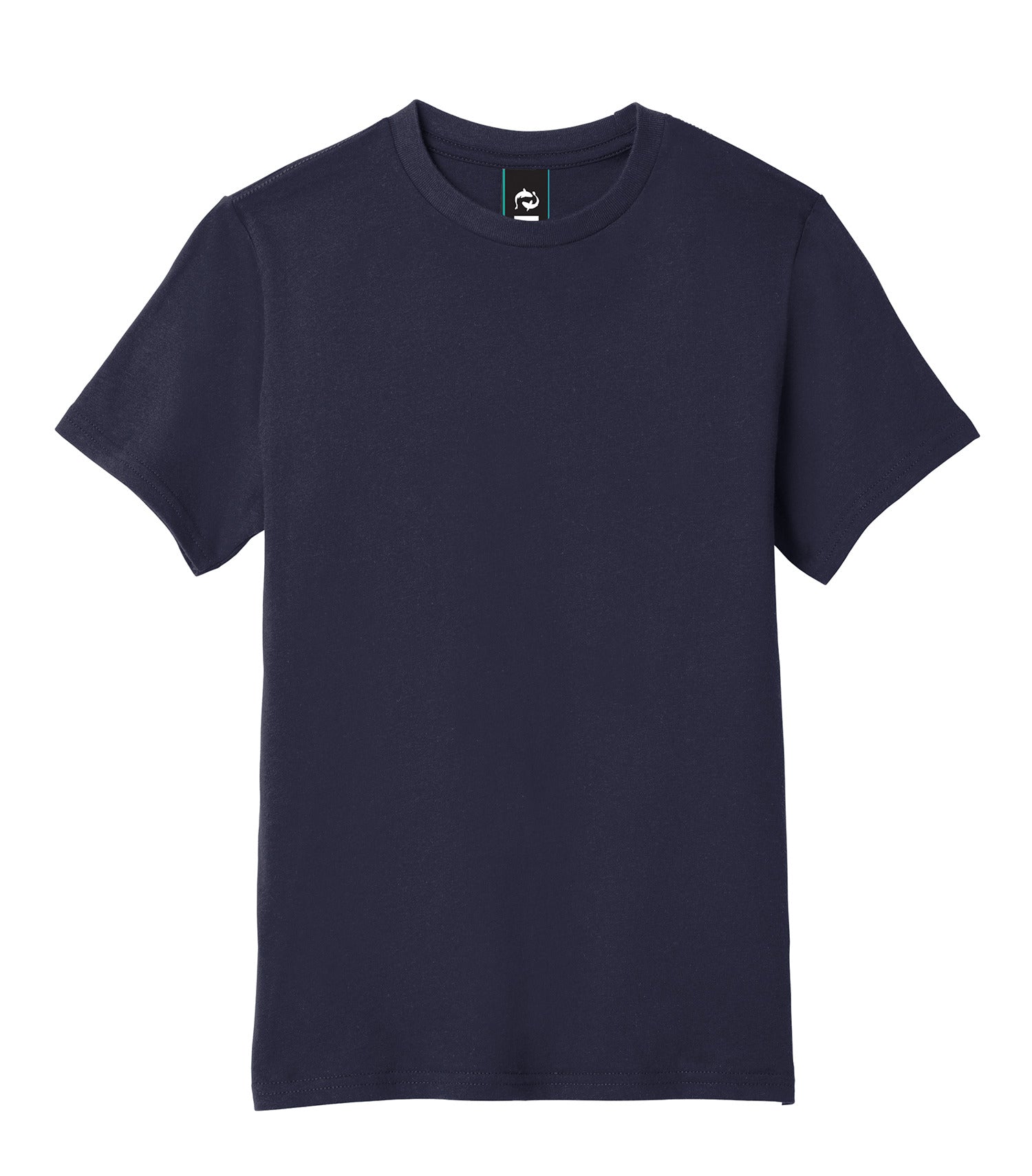 KOI RING SPUN COTTON YOUTH' TEE (KOI8070Y) - Flat Front Midnight Blue