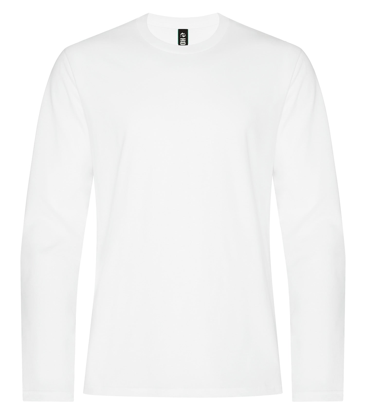 KOI RING SPUN COTTON LONG SLEEVE TEE (KOI8075) - White