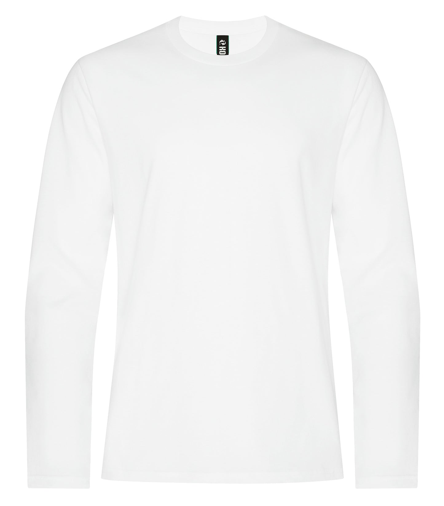 KOI RING SPUN COTTON LONG SLEEVE TEE (KOI8075) - White