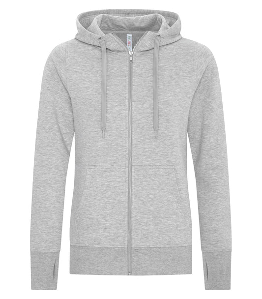 ATC CORE FULL ZIP LADIES' HOODIE (L2018) - Athletic Grey