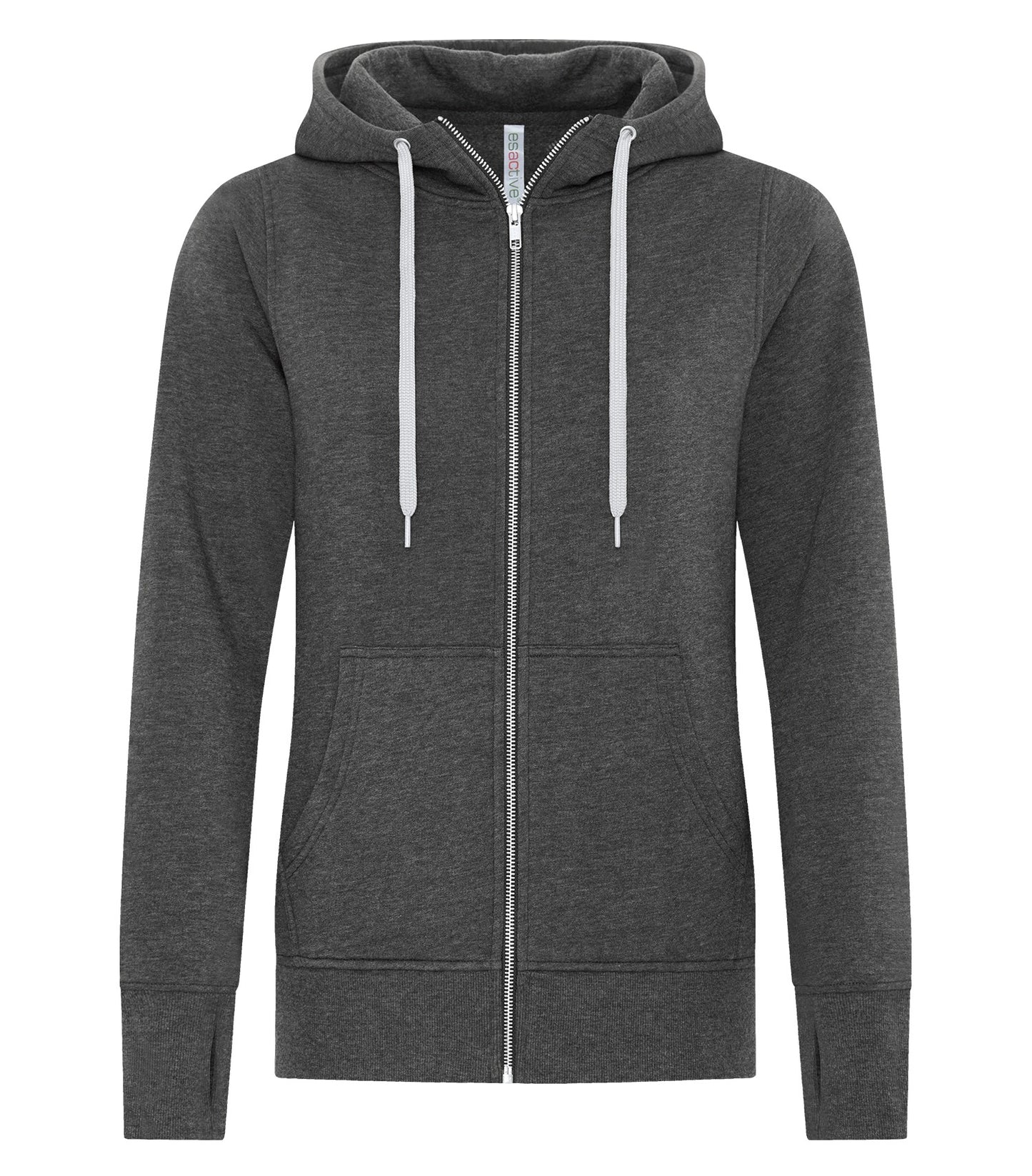 ATC CORE FULL ZIP LADIES' HOODIE (L2018) - Charcoal Heather