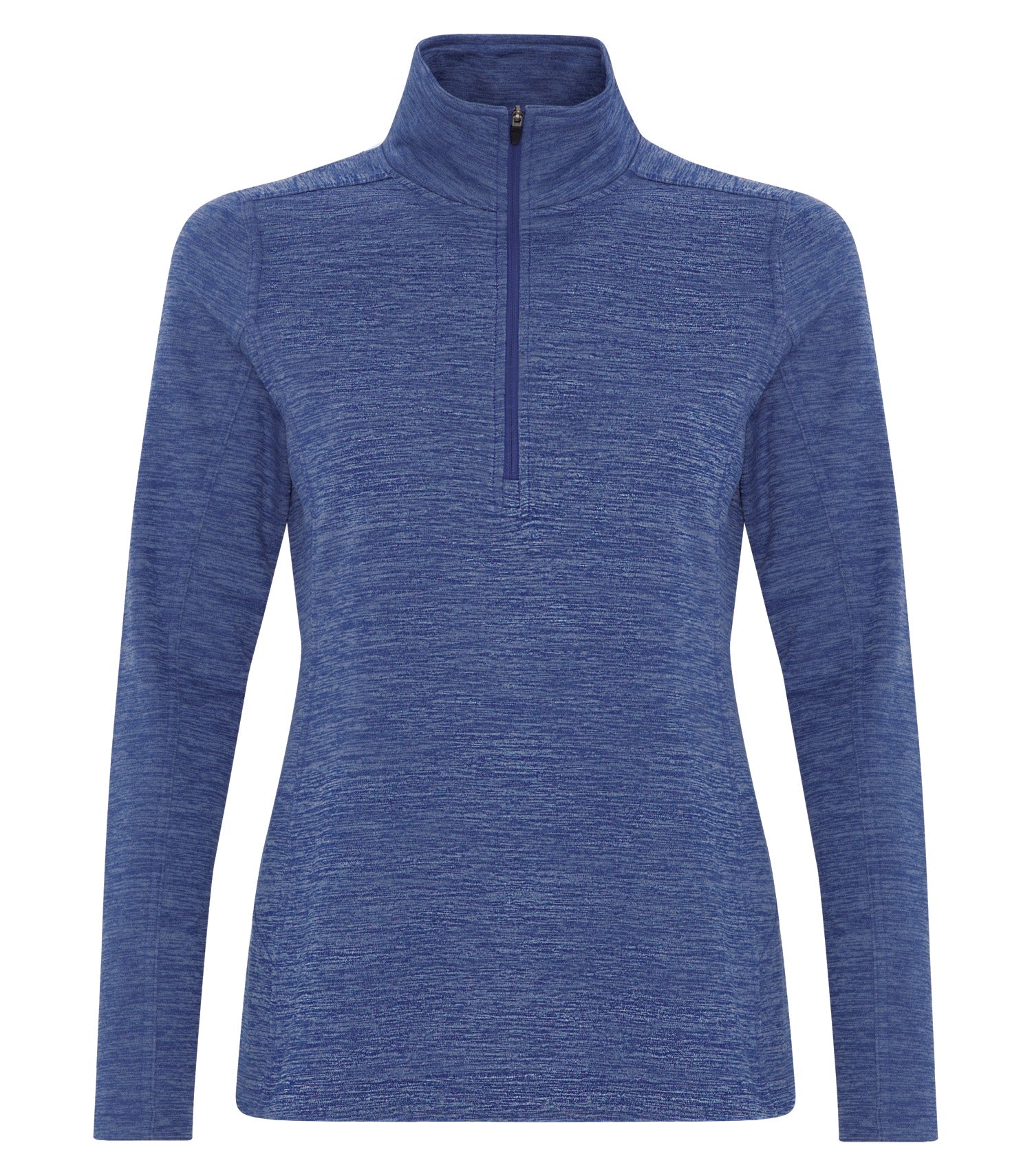 ATC HEATHER FLEECE 1/2 ZIP LADIES' SWEATSHIRT (L2022) - Trueroyaldynamic