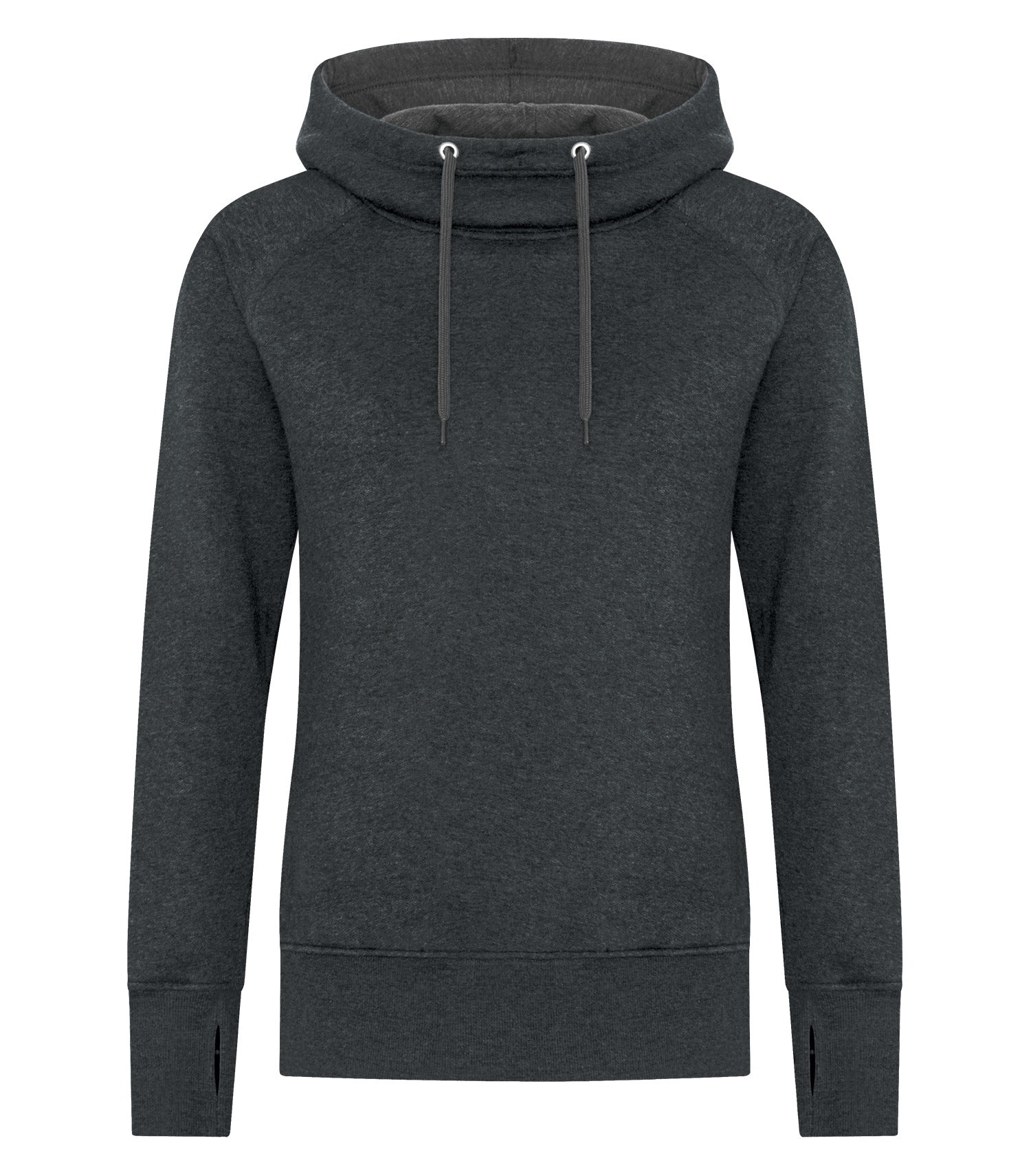 ATC VINTAGE LADIES' HOODIE (L2045) - Blackheather