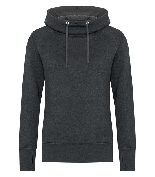 ATC VINTAGE LADIES' HOODIE (L2045) - Blackheather