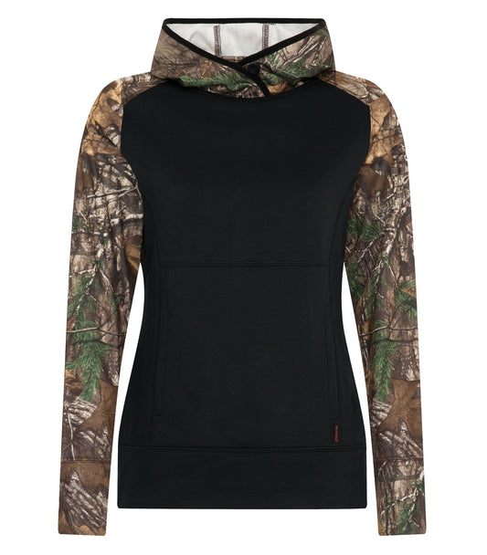 ATC TECH FLEECE TWO TONE LADIES' HOODIE (L2051) - Realtreextra