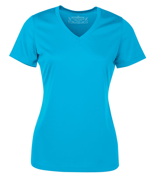 ATC SHORT SLEEVE V-NECK LADIES' TEE (L3520) - Atomicblue