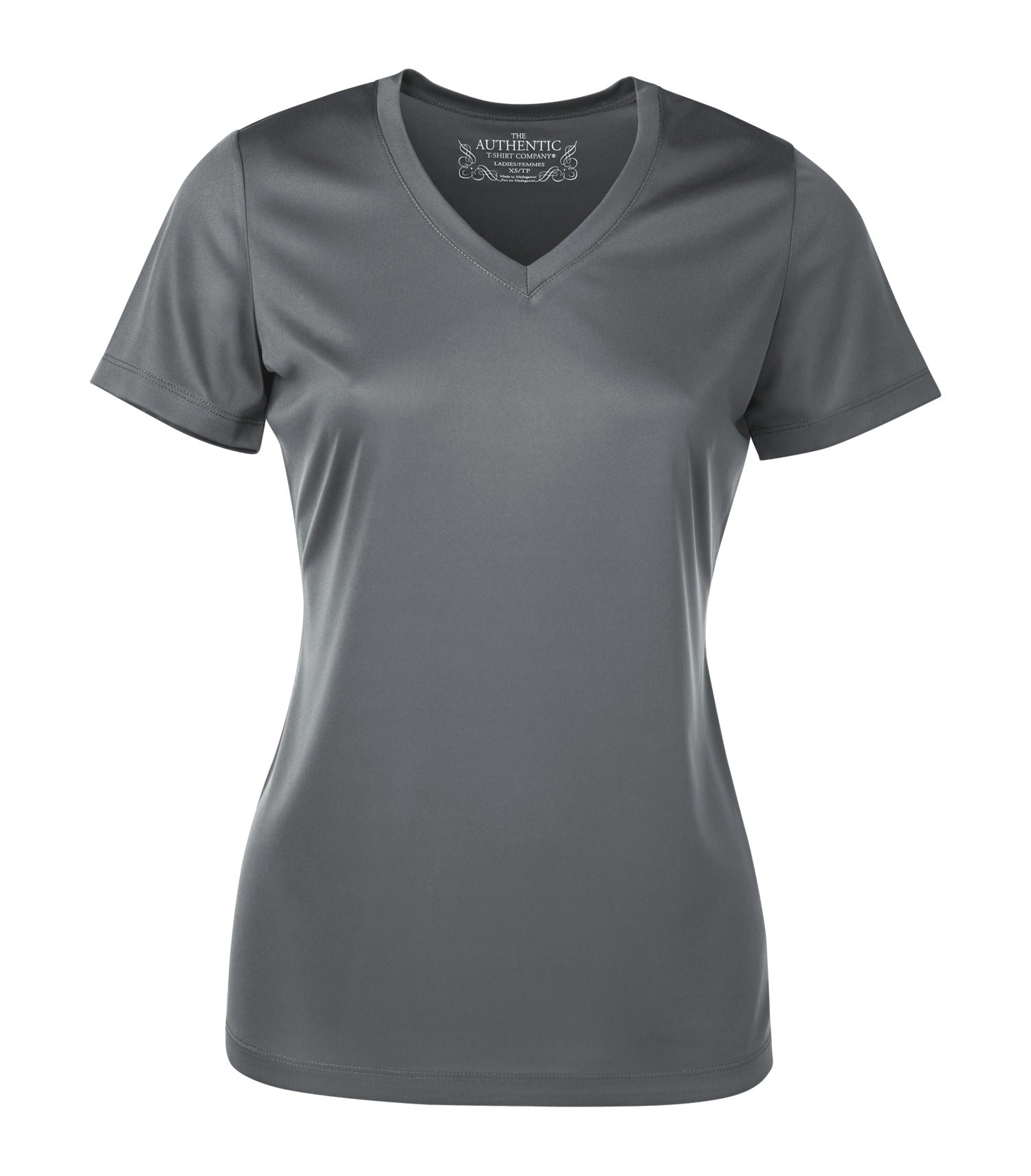 ATC SHORT SLEEVE V-NECK LADIES' TEE (L3520) - Coalgrey