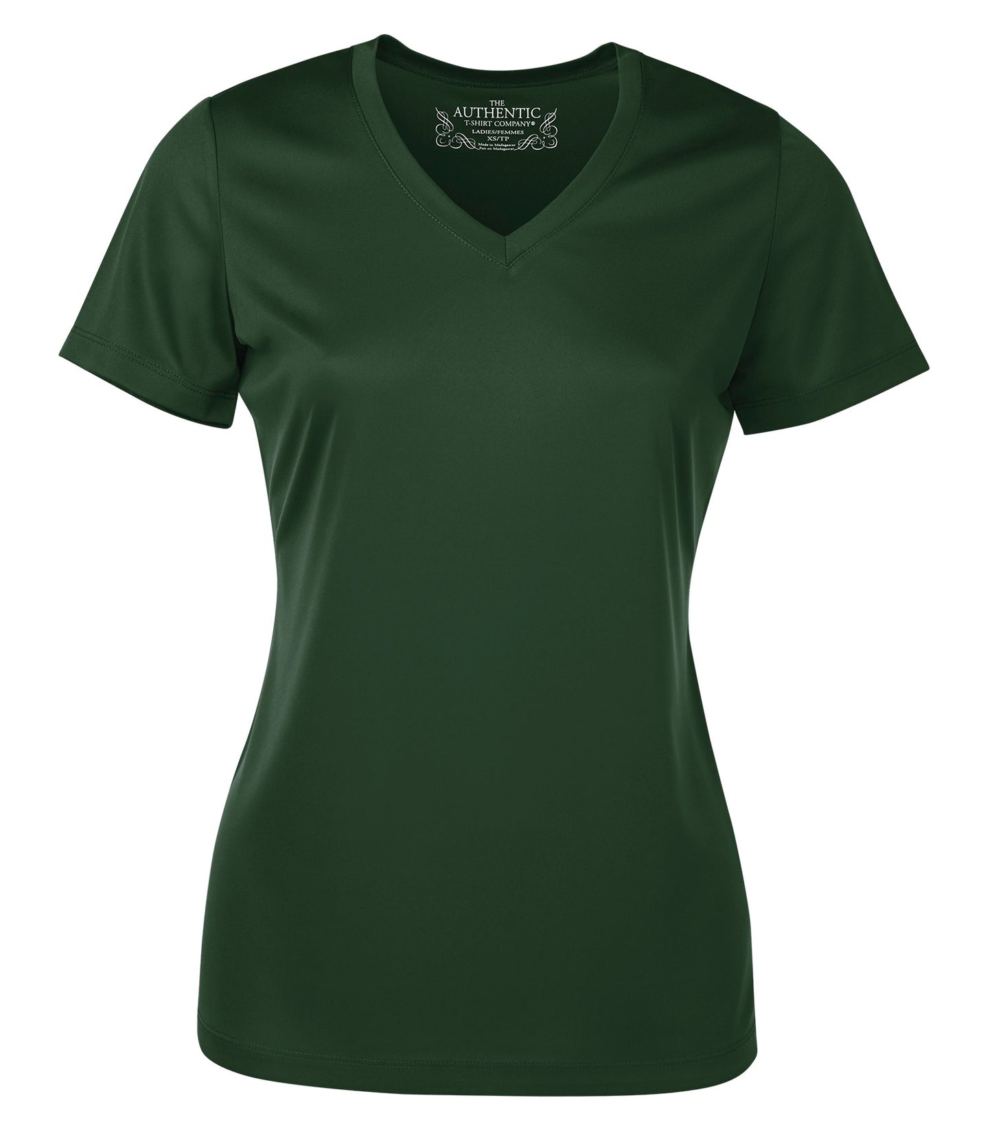 ATC SHORT SLEEVE V-NECK LADIES' TEE (L3520) - Forestgreen