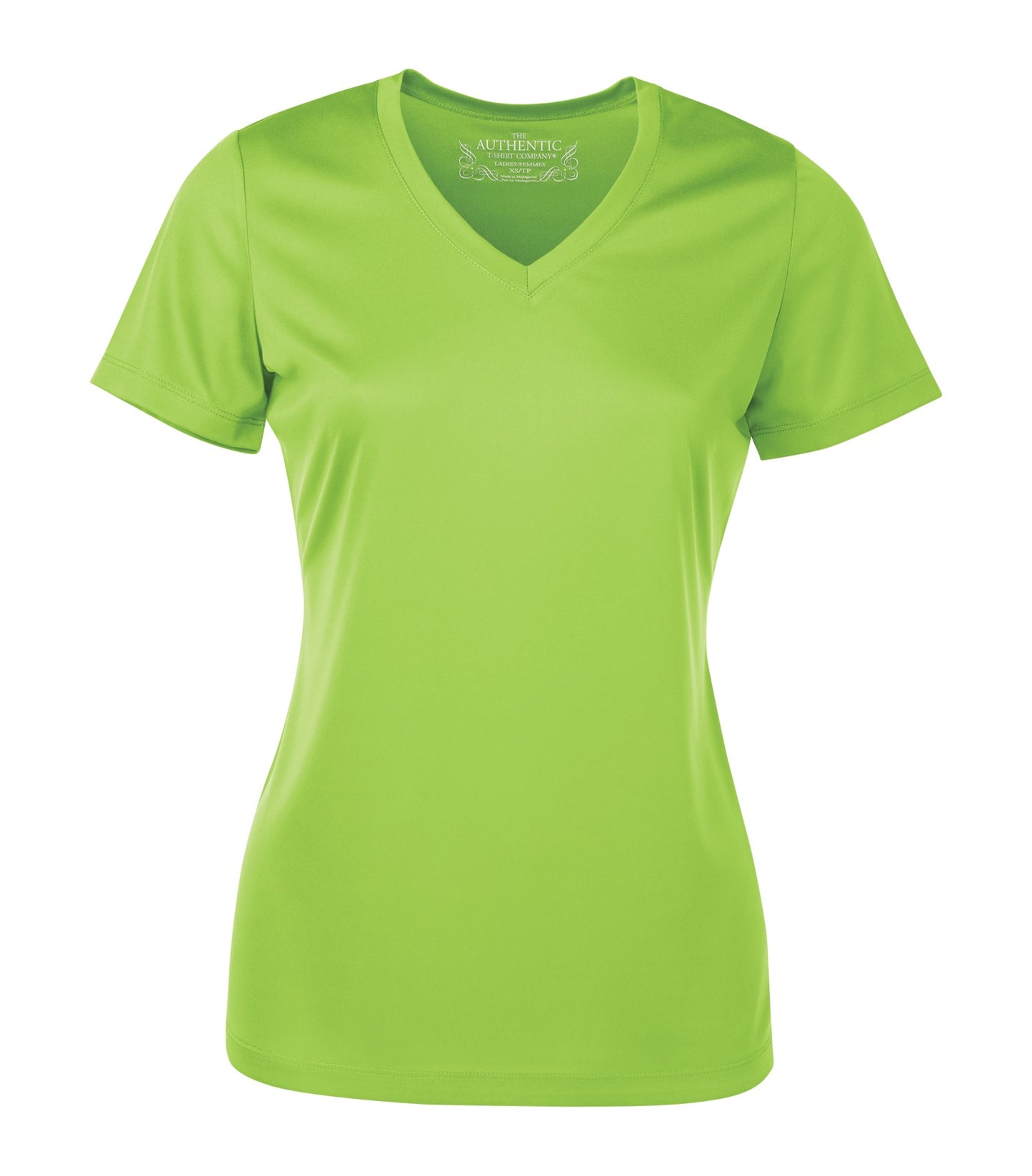 ATC SHORT SLEEVE V-NECK LADIES' TEE (L3520) - Limeshock
