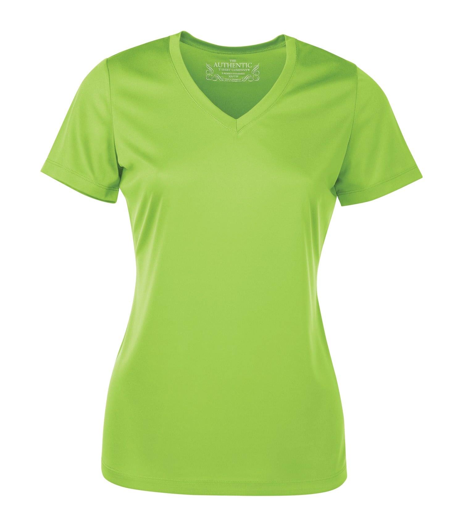 ATC SHORT SLEEVE V-NECK LADIES' TEE (L3520) - Limeshock