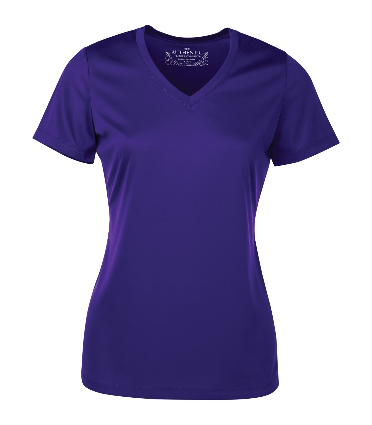 ATC SHORT SLEEVE V-NECK LADIES' TEE (L3520) - Purple