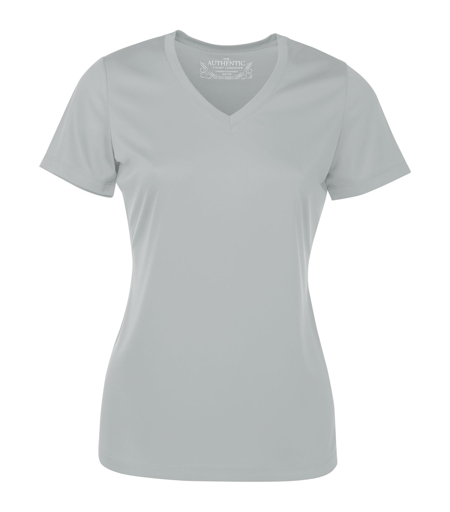 ATC SHORT SLEEVE V-NECK LADIES' TEE (L3520) - Silver