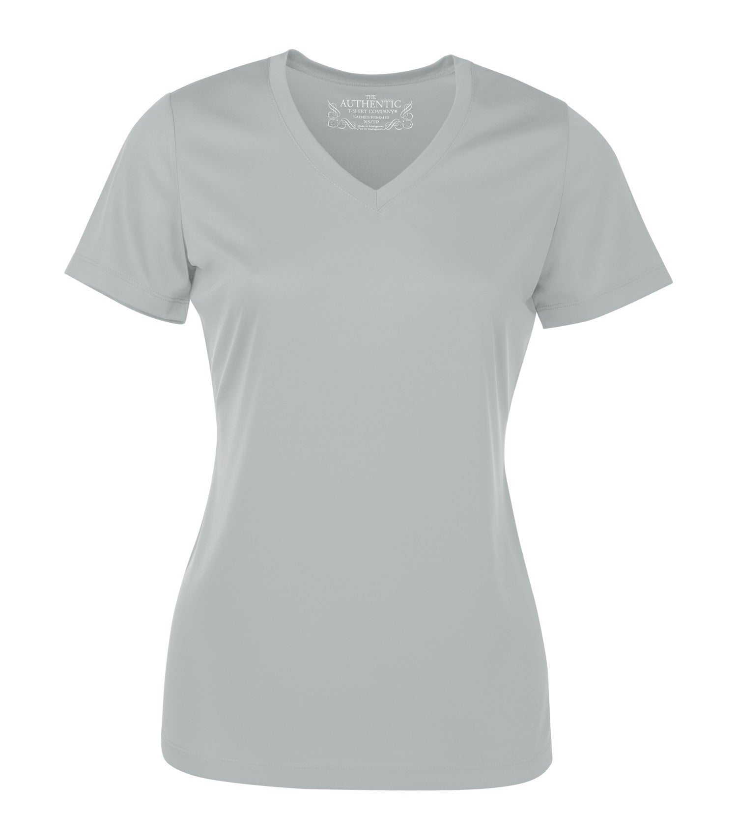 ATC SHORT SLEEVE V-NECK LADIES' TEE (L3520) - Silver