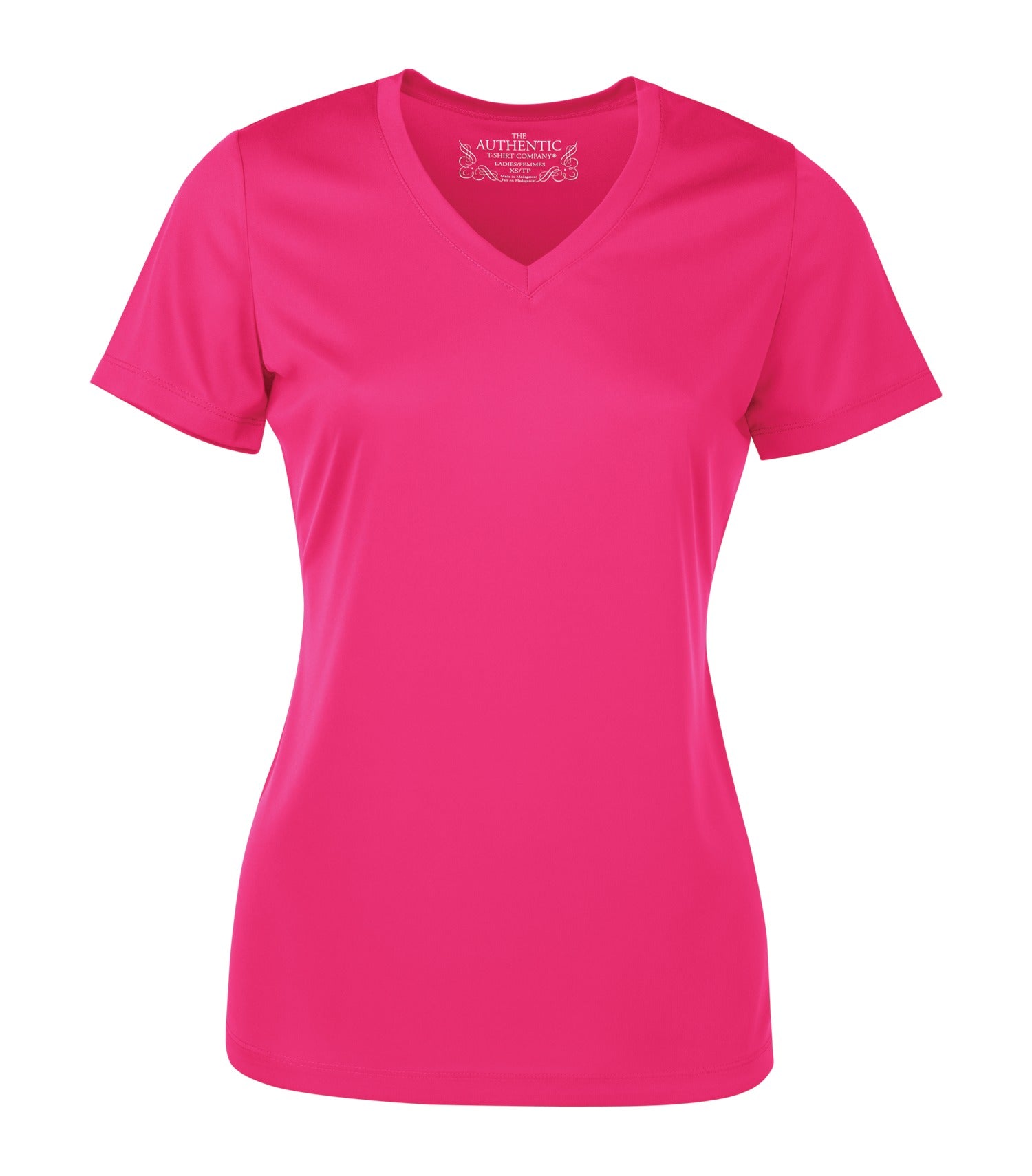 ATC SHORT SLEEVE V-NECK LADIES' TEE (L3520) - Wildraspberry