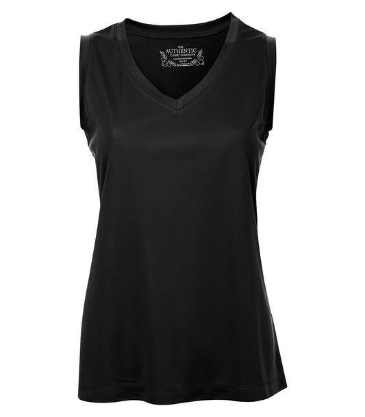 ATC™ PRO TEAM SLEEVELESS V-NECK LADIES' TEE - Black