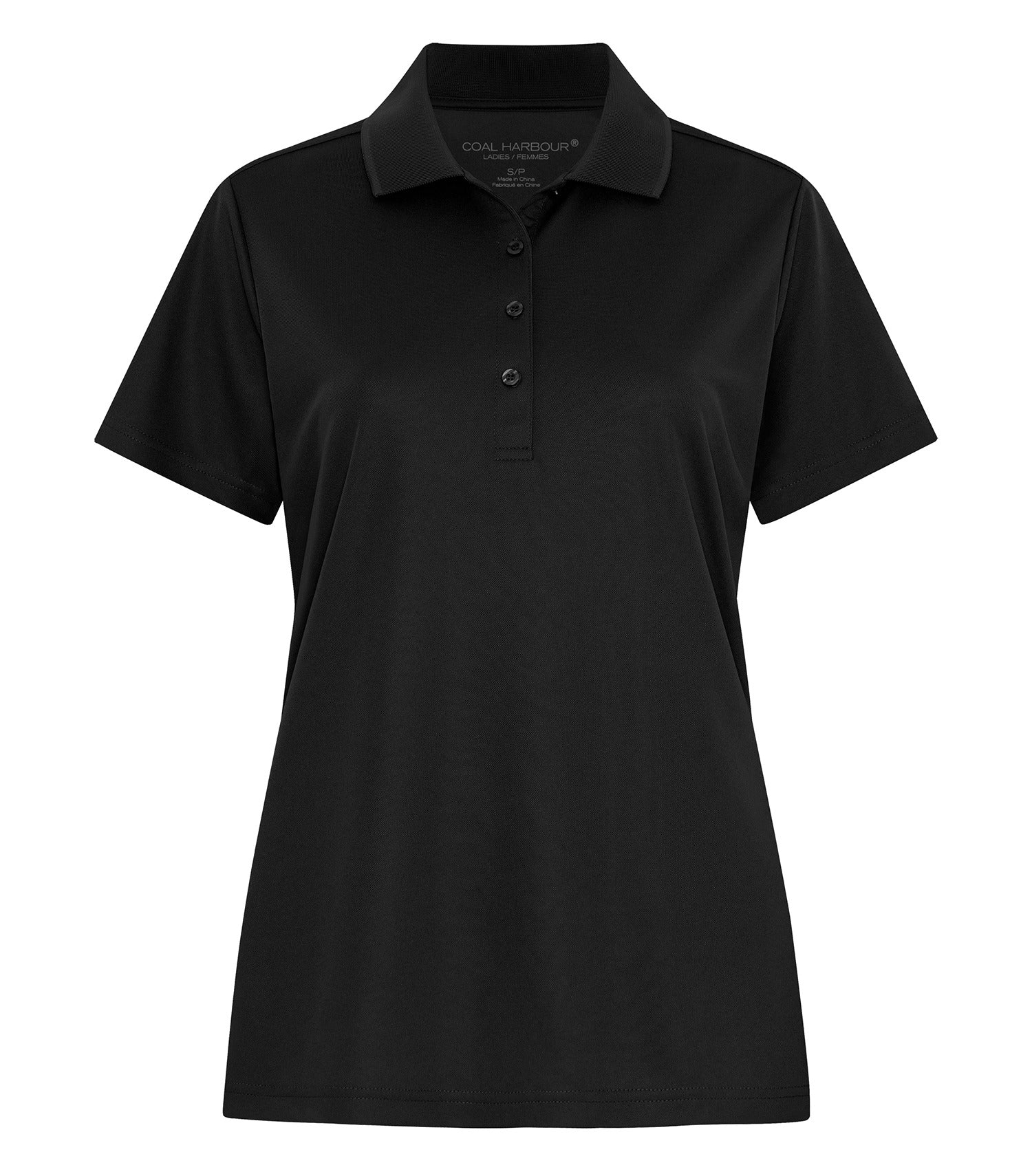 Coal Harbour EVERYDAY SNAG RESISTANT LADIES’ POLO (L365) - Black