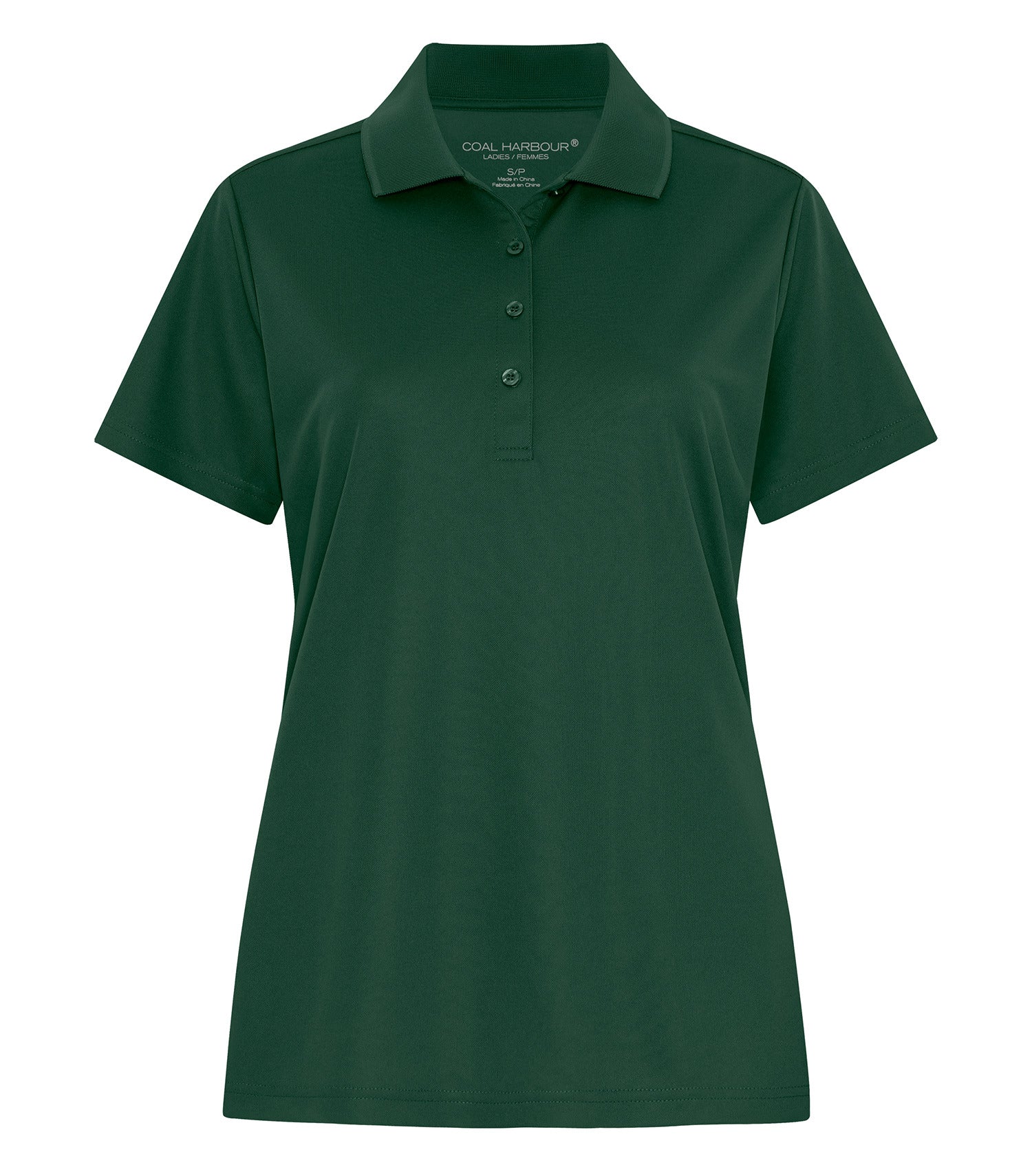 Coal Harbour EVERYDAY SNAG RESISTANT LADIES’ POLO (L365) - Forest Green