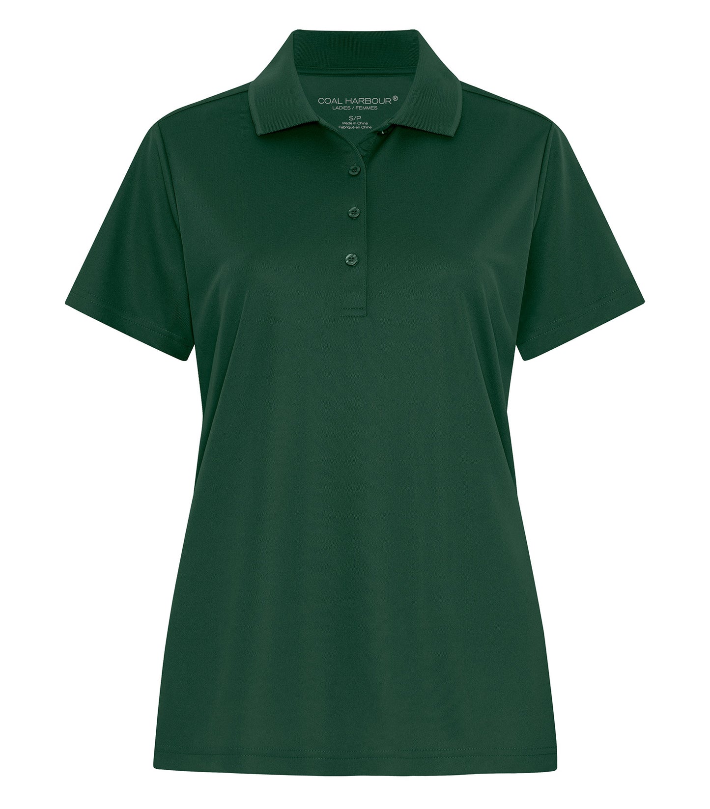 Coal Harbour EVERYDAY SNAG RESISTANT LADIES’ POLO (L365) - Forest Green
