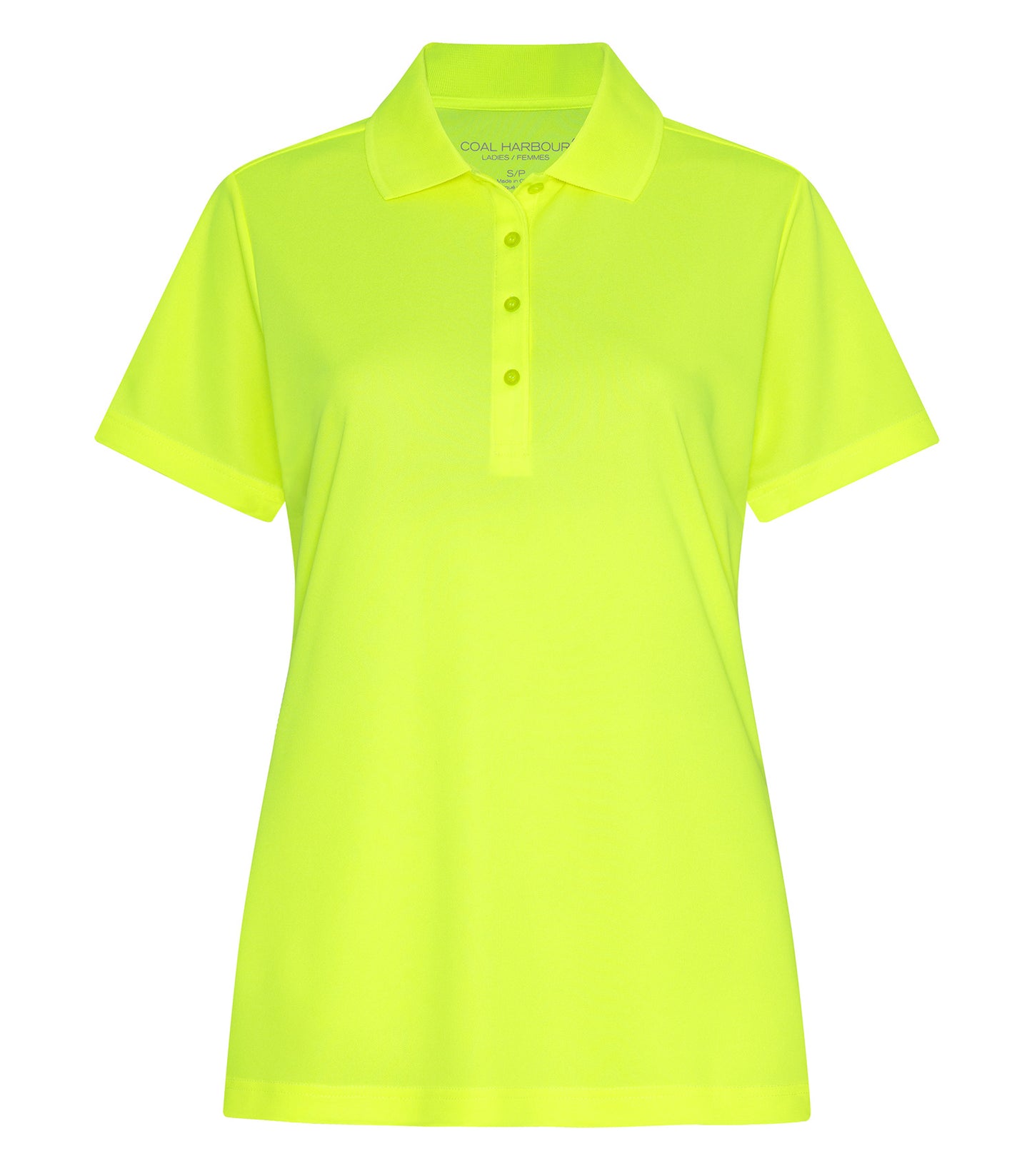 Coal Harbour EVERYDAY SNAG RESISTANT LADIES’ POLO (L365) - Safety Yellow