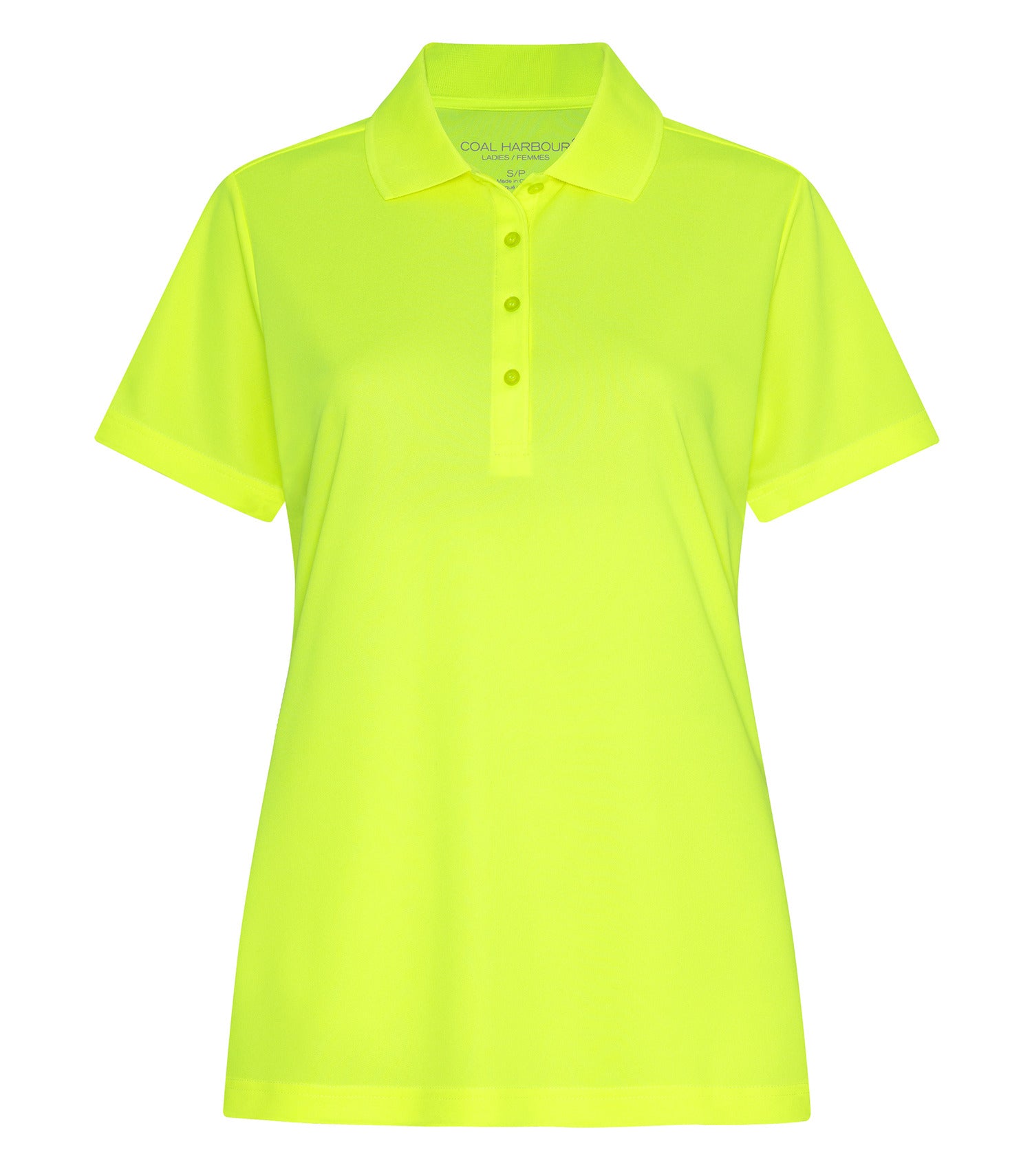 Coal Harbour EVERYDAY SNAG RESISTANT LADIES’ POLO (L365) - Safety Yellow