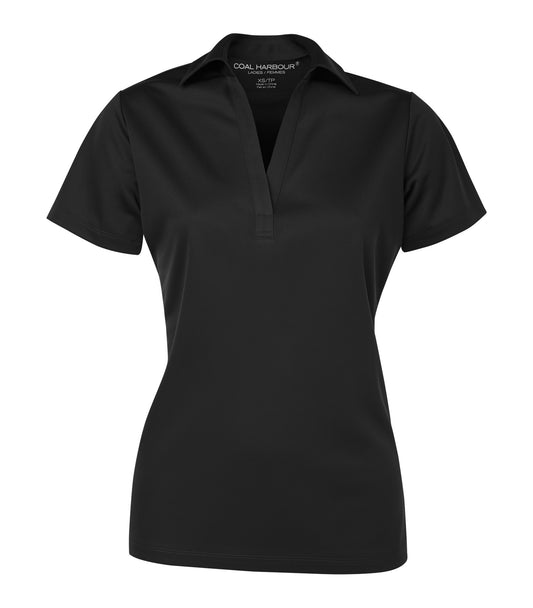Coal Harbour EVERYDAY LADIES' POLO (L4007) - Black