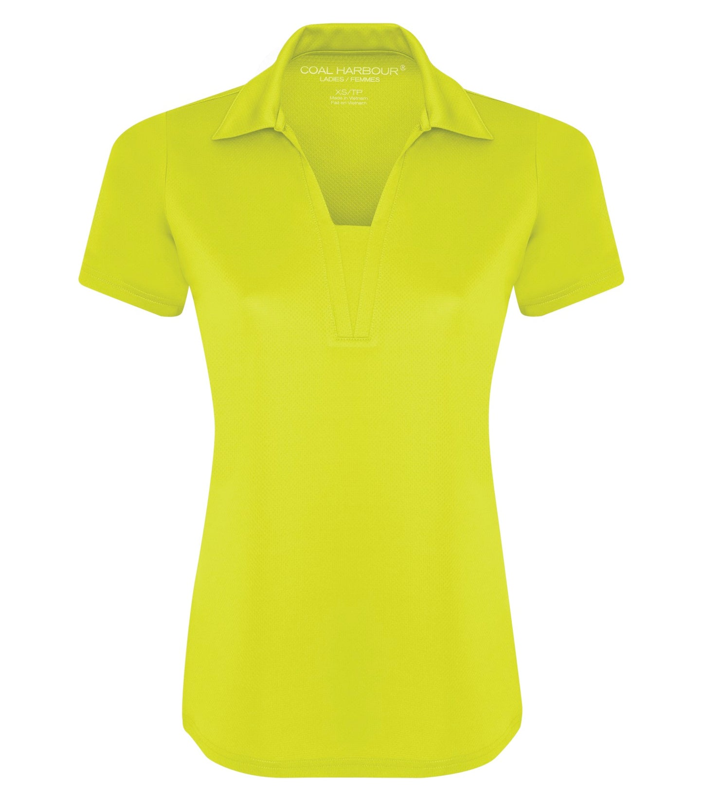 Coal Harbour CITY TECH SNAG RESISTANT LADIES' POLO (L4015) - Citron
