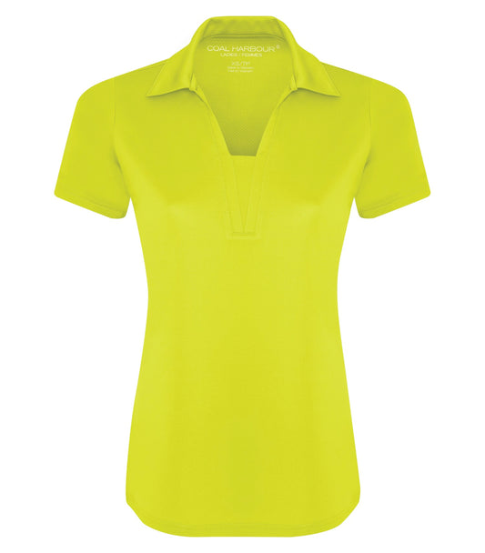 COAL HARBOUR® CITY TECH SNAG RESISTANT LADIES' POLO - Citron