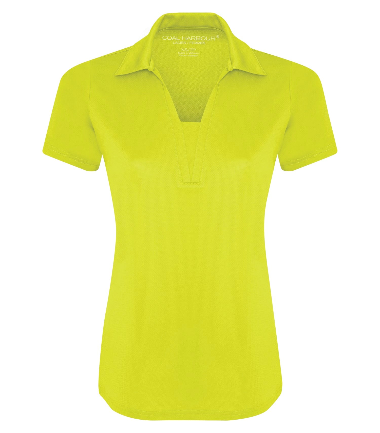 Coal Harbour CITY TECH SNAG RESISTANT LADIES' POLO (L4015) - Citron