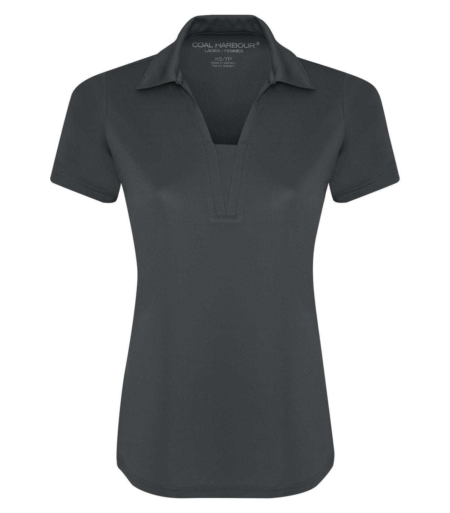 Coal Harbour CITY TECH SNAG RESISTANT LADIES' POLO (L4015) - Graphite