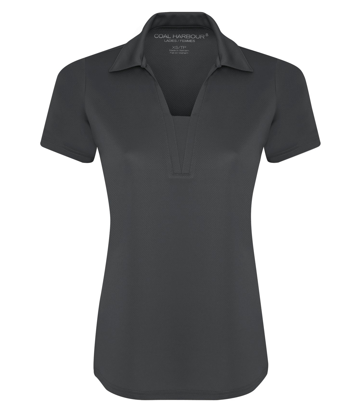 Coal Harbour CITY TECH SNAG RESISTANT LADIES' POLO (L4015) - Graphite