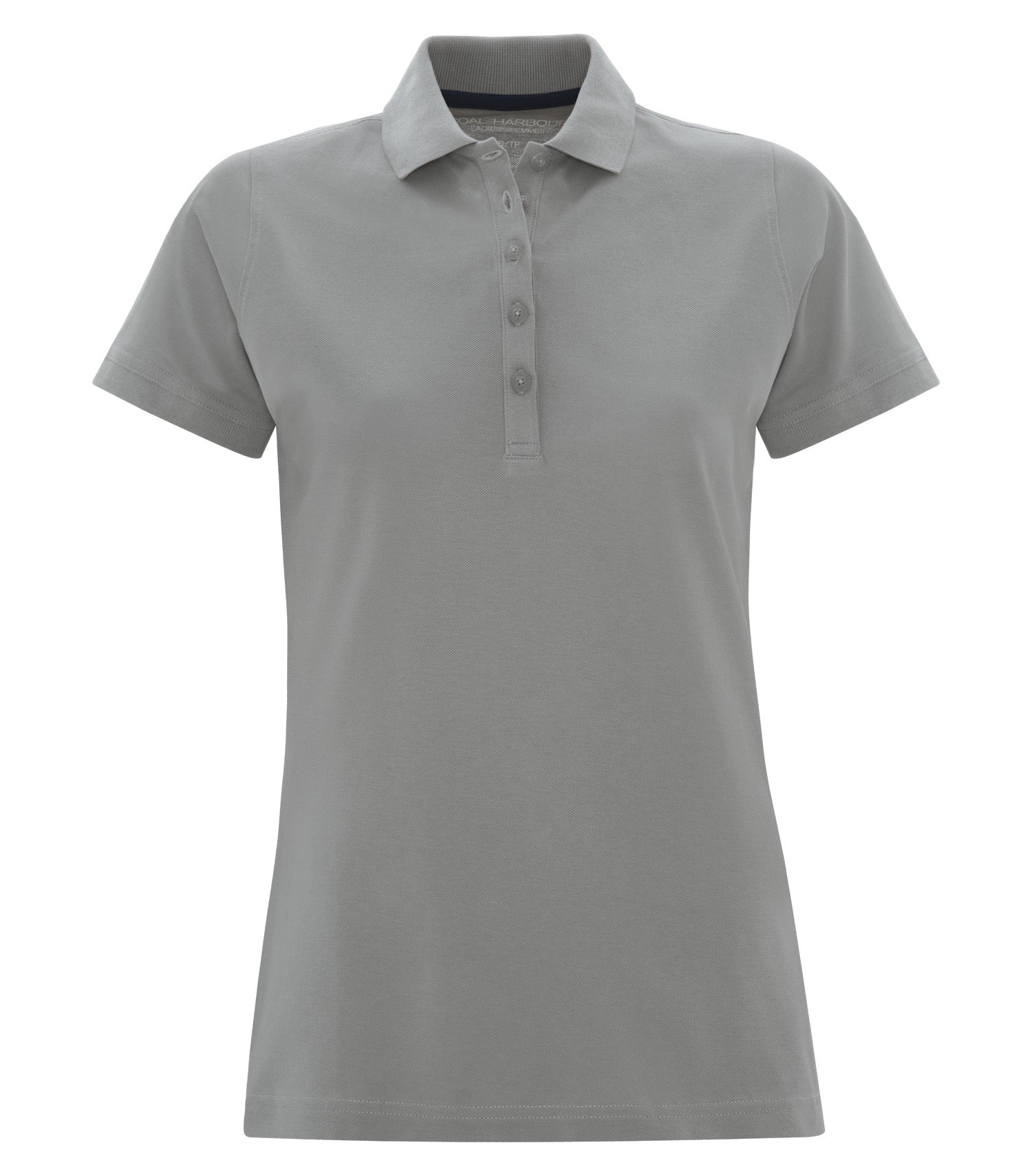 Coal Harbour COTTON SELECT SOIL RELEASE LADIES' POLO (L4023) - Greyconcrete