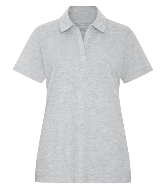 COAL HARBOUR® EVERYDAY BLEND LADIES’ POLO - Athletic Grey