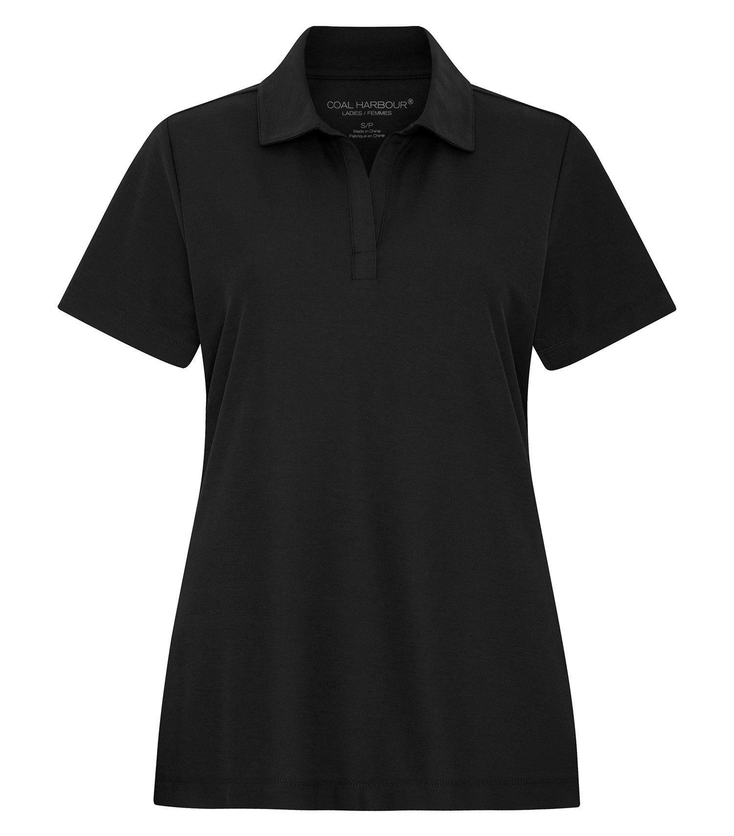 Coal Harbour EVERYDAY BLEND LADIES’ POLO (L4046) - Black