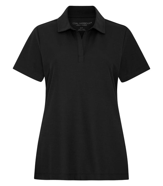 COAL HARBOUR® EVERYDAY BLEND LADIES’ POLO - Black