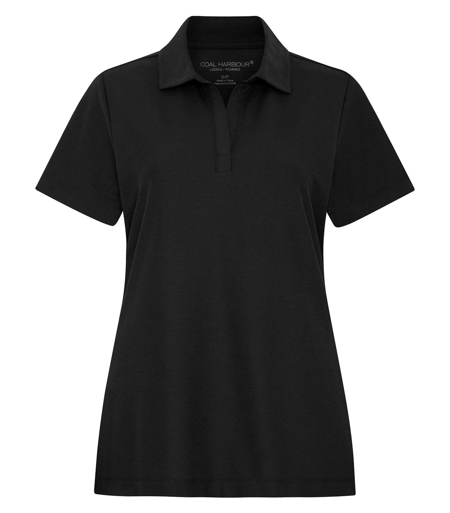 Coal Harbour EVERYDAY BLEND LADIES’ POLO (L4046) - Black