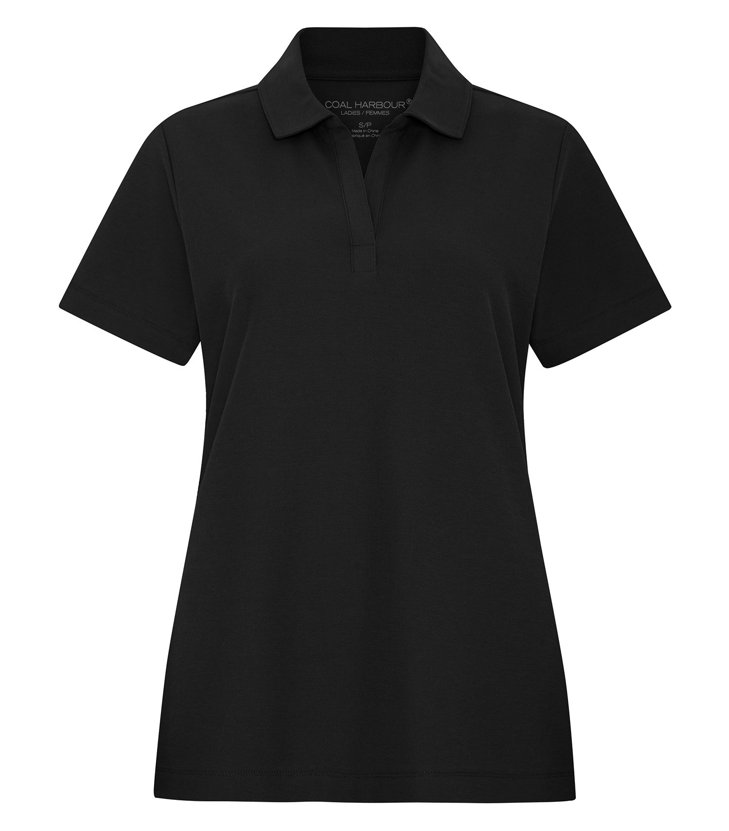 Coal Harbour EVERYDAY CVC LADIES’ POLO (L4047) - Black