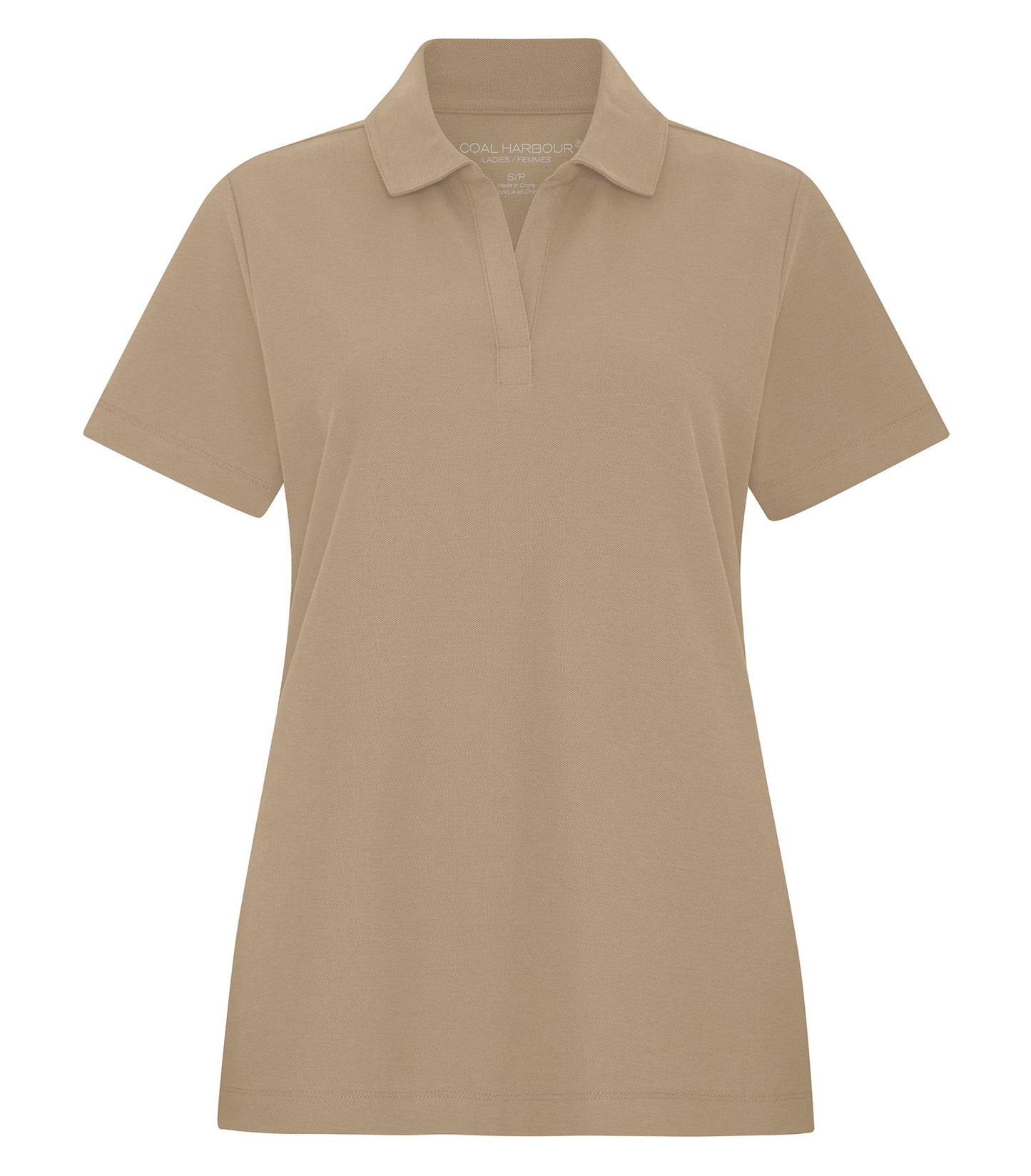Coal Harbour EVERYDAY CVC LADIES’ POLO (L4047) - Dark Sand
