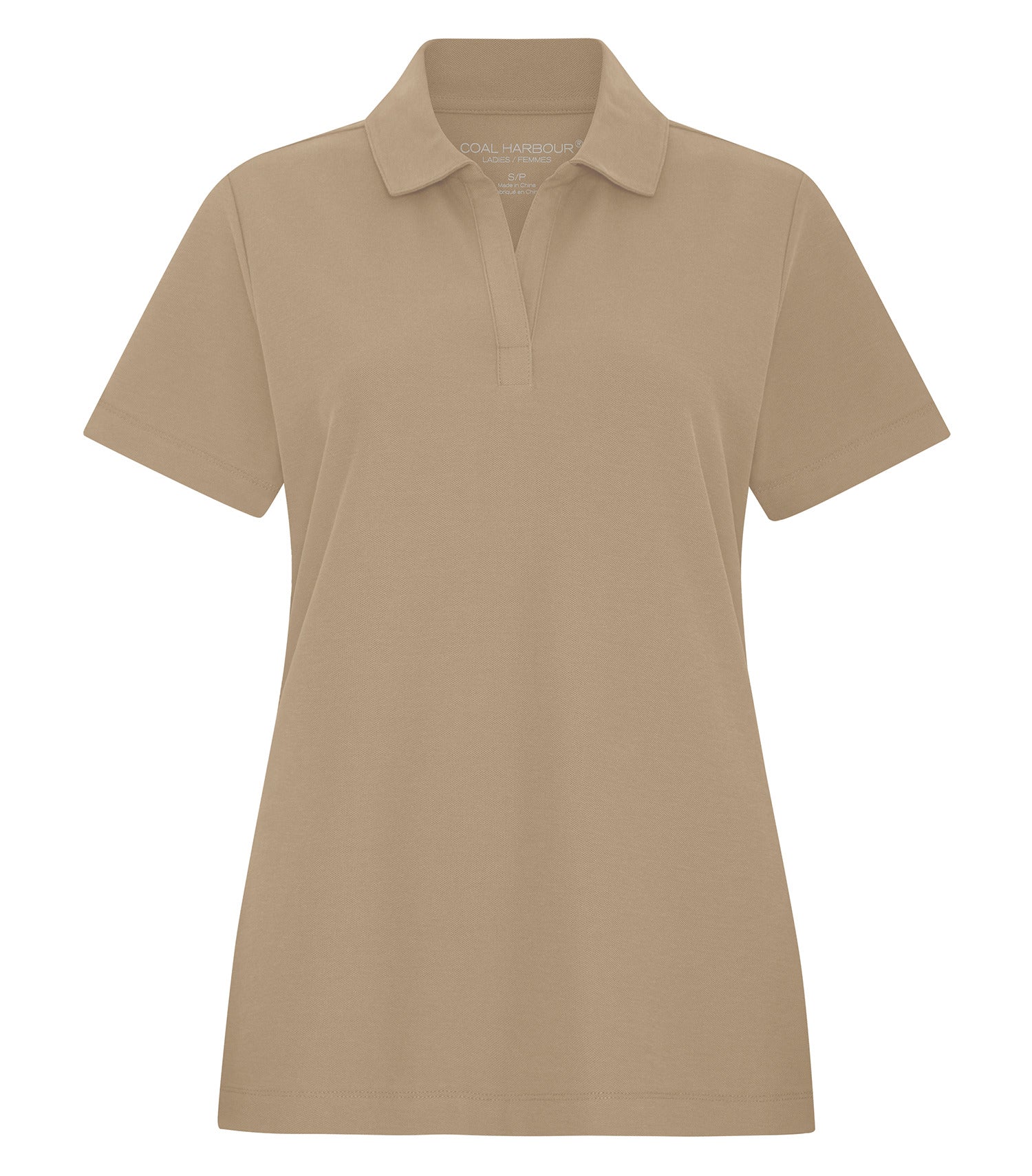 Coal Harbour EVERYDAY CVC LADIES’ POLO (L4047) - Dark Sand