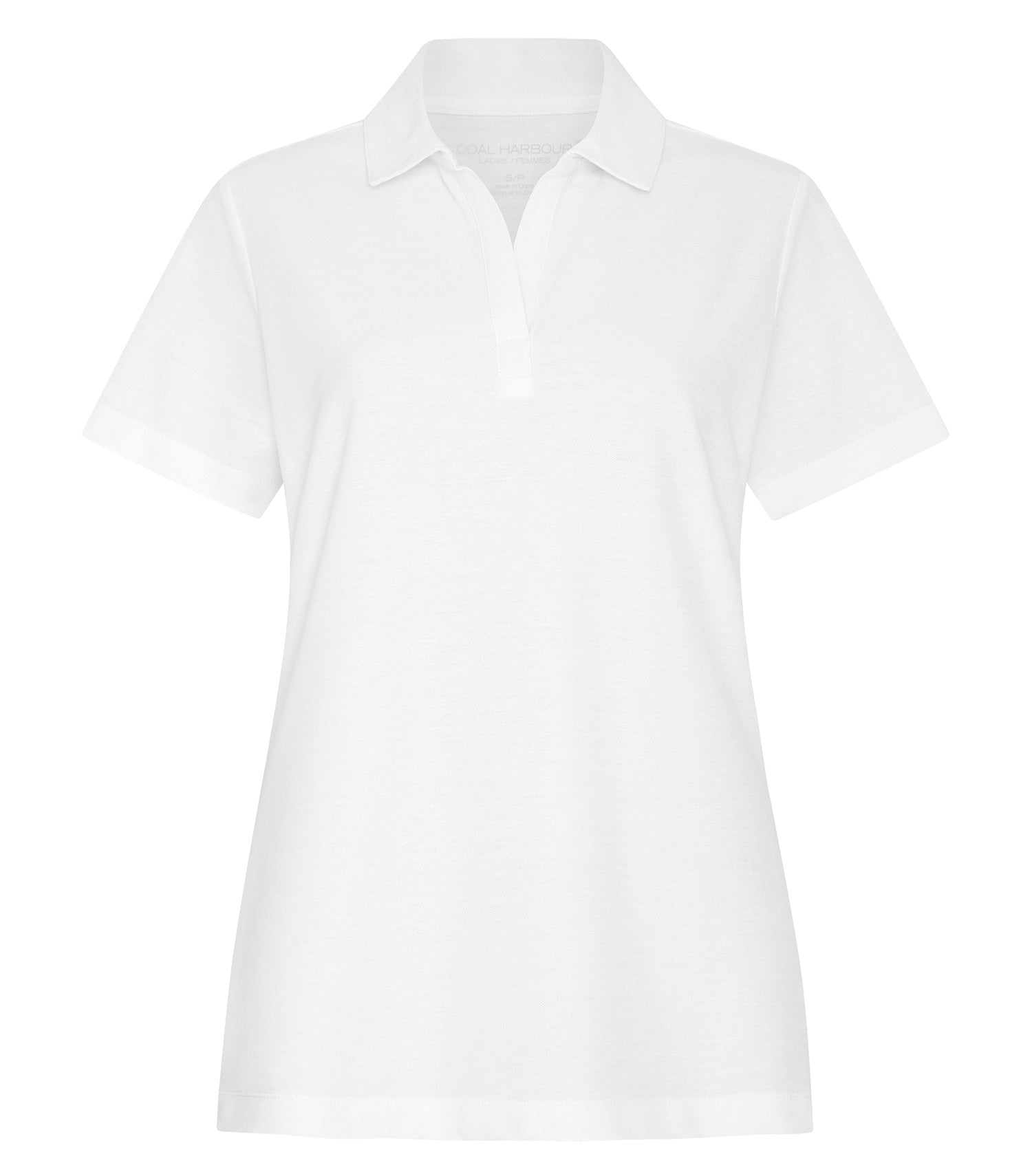 Coal Harbour EVERYDAY CVC LADIES’ POLO (L4047) - White