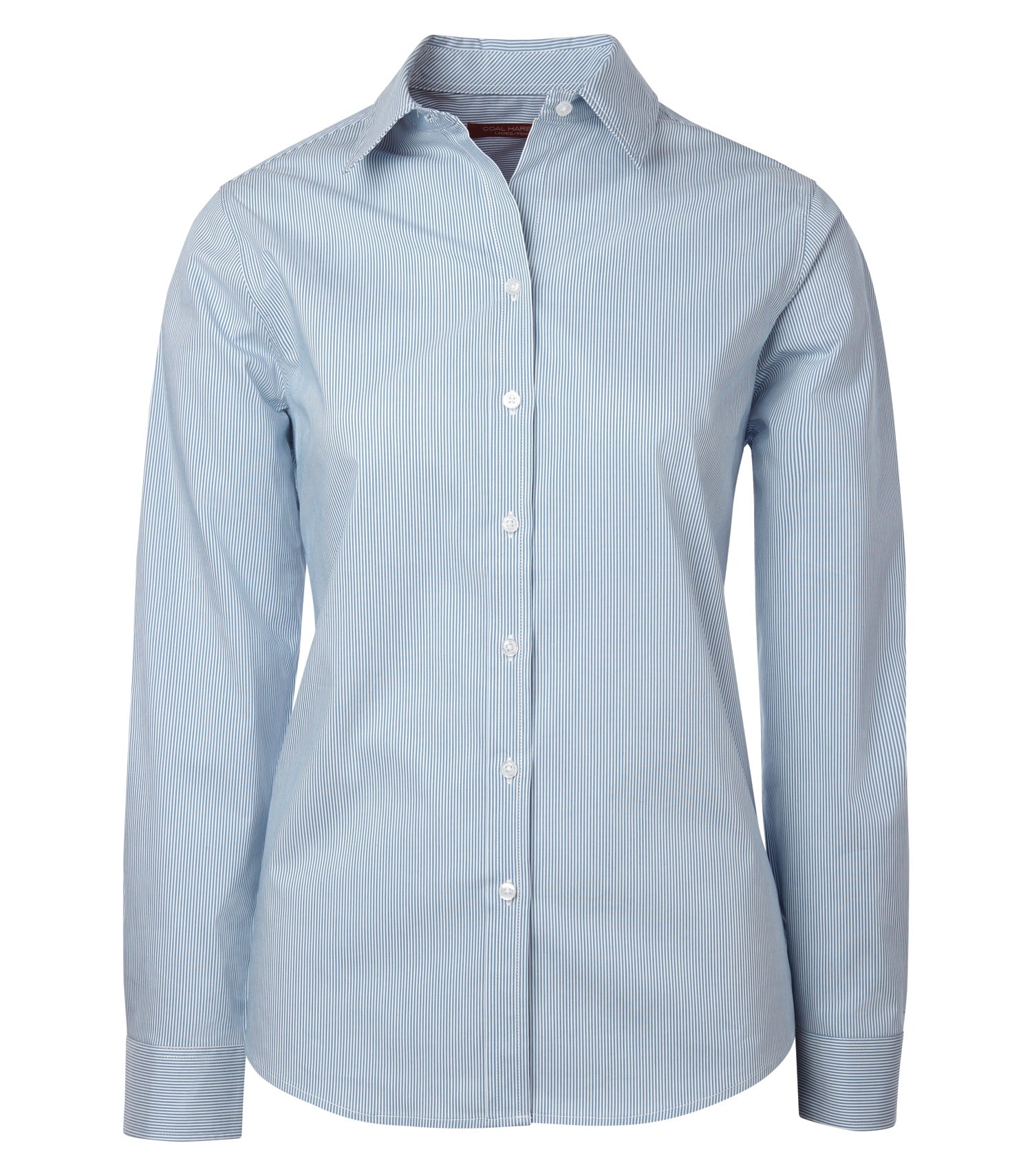 Coal Harbour MINI STRIPE STRETCH WOVEN LADIES' SHIRT (L6006) - Moonlightblue 4795