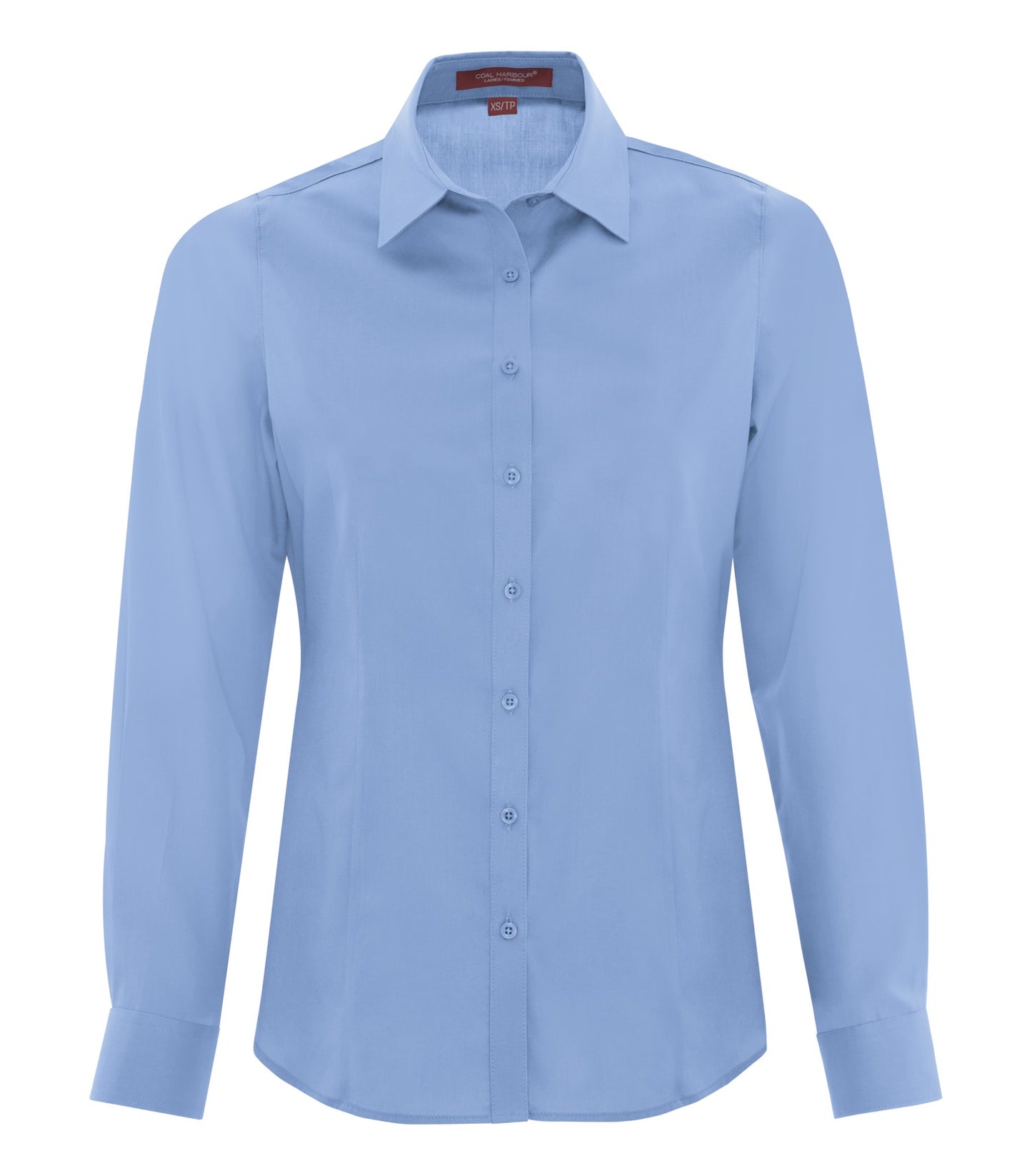 Coal Harbour EVERYDAY LONG SLEEVE WOVEN LADIES' SHIRT (L6013) - Bluelake