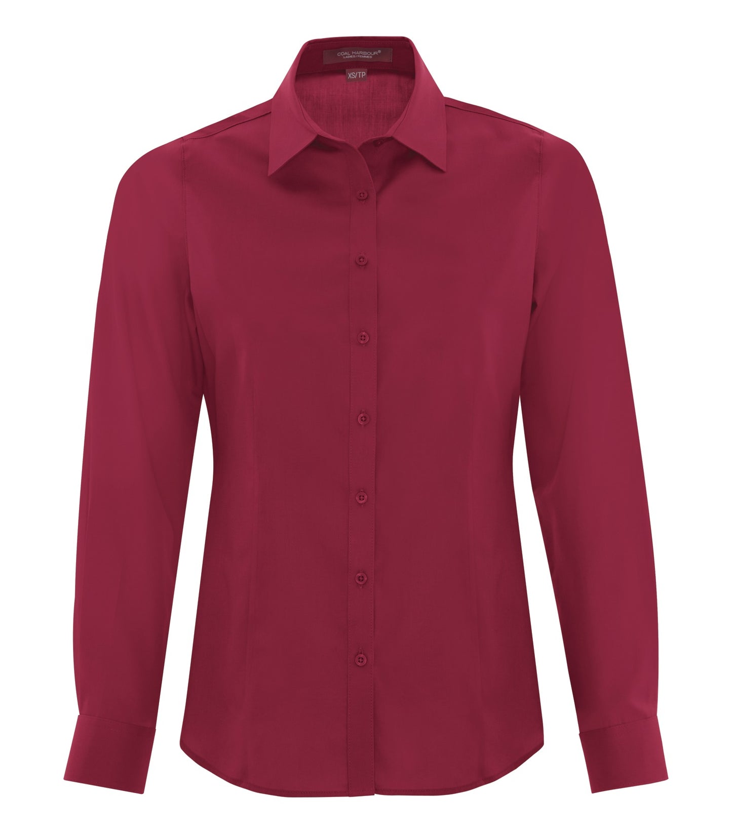 Coal Harbour EVERYDAY LONG SLEEVE WOVEN LADIES' SHIRT (L6013) - Richred