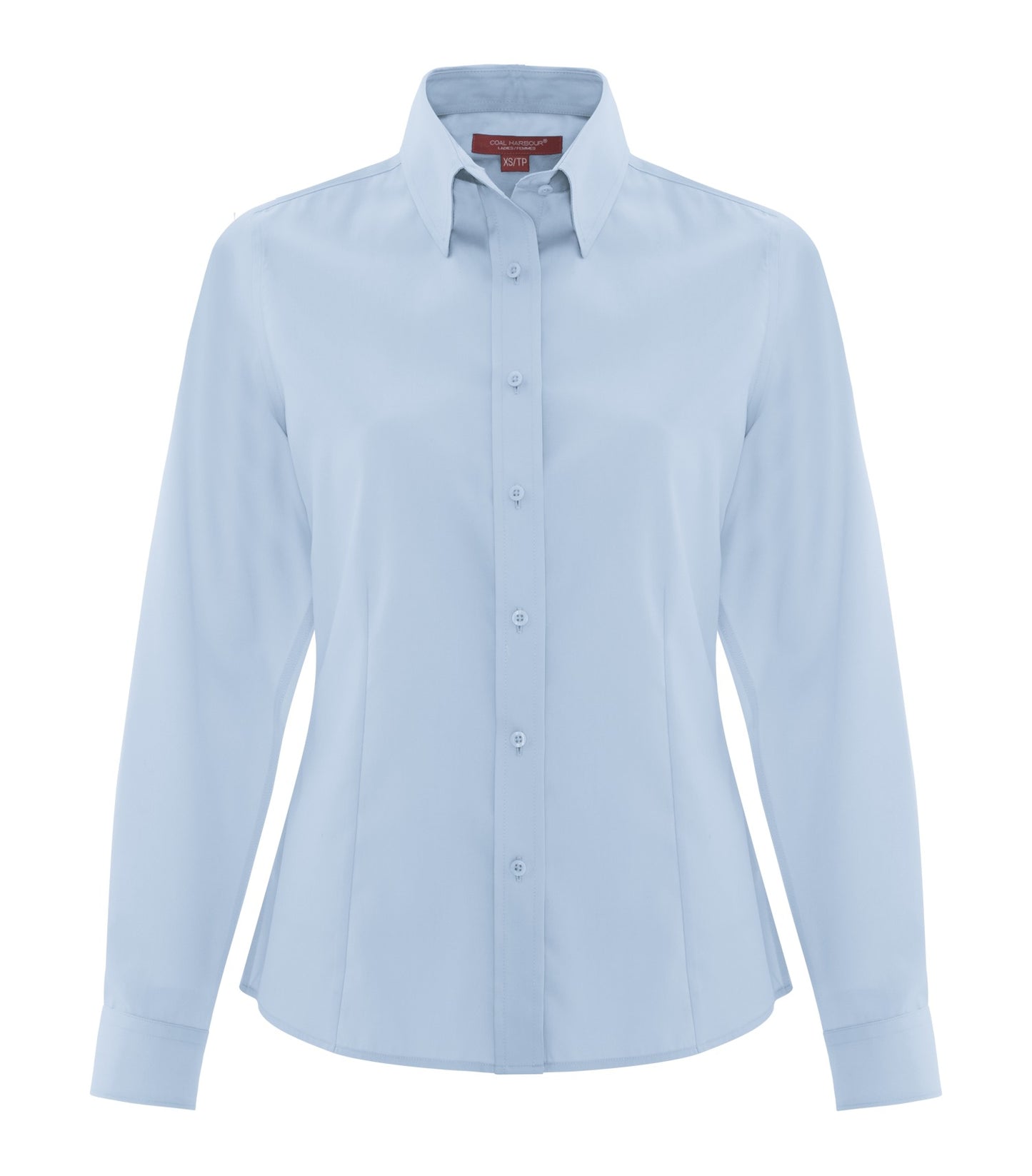 Coal Harbour NON-IRON 100% COTTON TWILL LADIES' SHIRT (L6017) - Skyblue