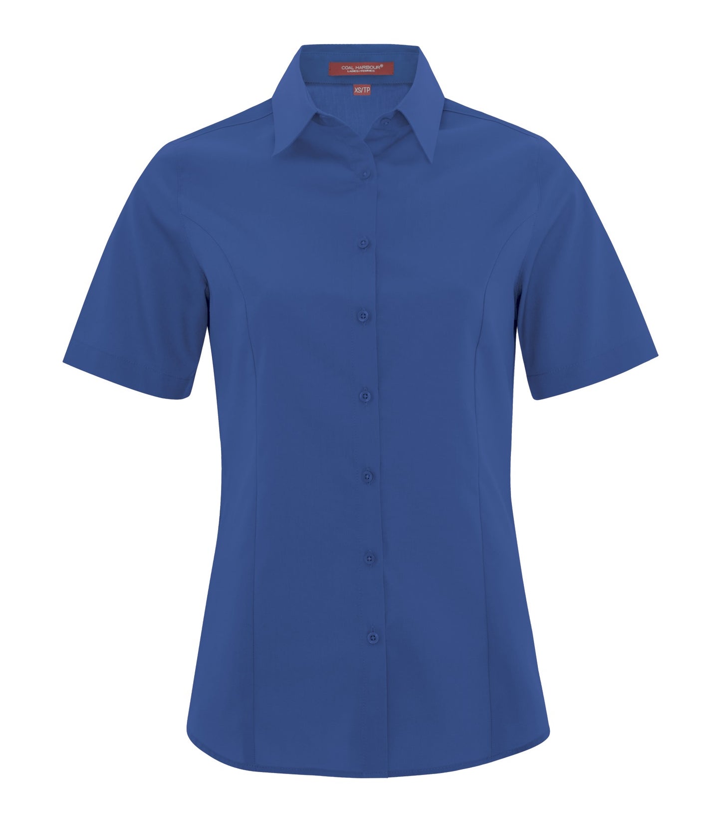 Coal Harbour EVERYDAY SHORT SLEEVE WOVEN LADIES' SHIRT (L6021) - Trueroyal