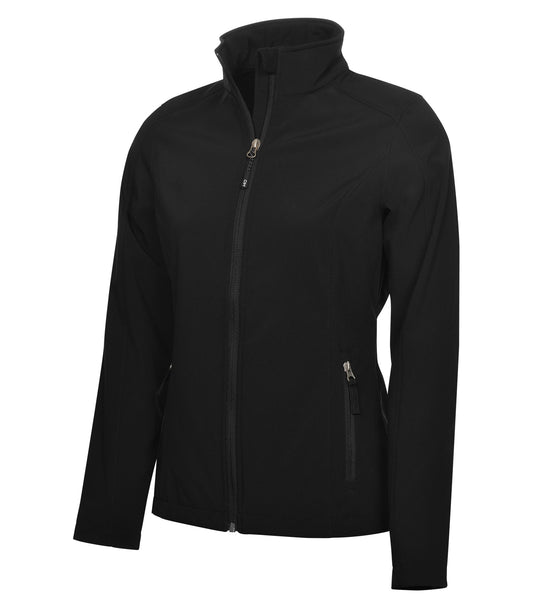 COAL HARBOUR® EVERYDAY WATER REPELLENT SOFT SHELL LADIES' JACKET - Black