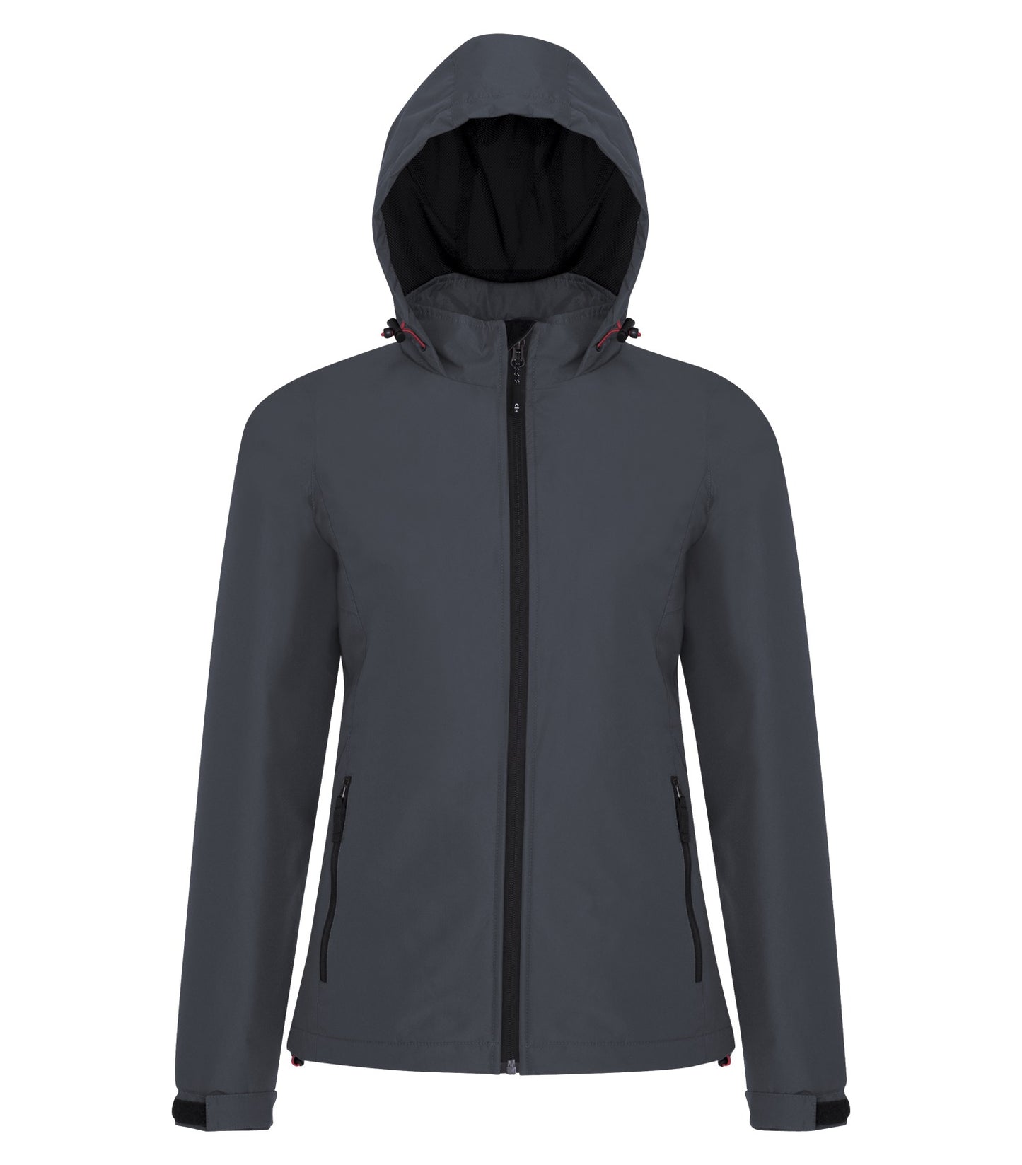 Coal Harbour ALL SEASON WATER REPELLENT MESH LINED LADIES' JACKET (L7637) - Hood Asphalt