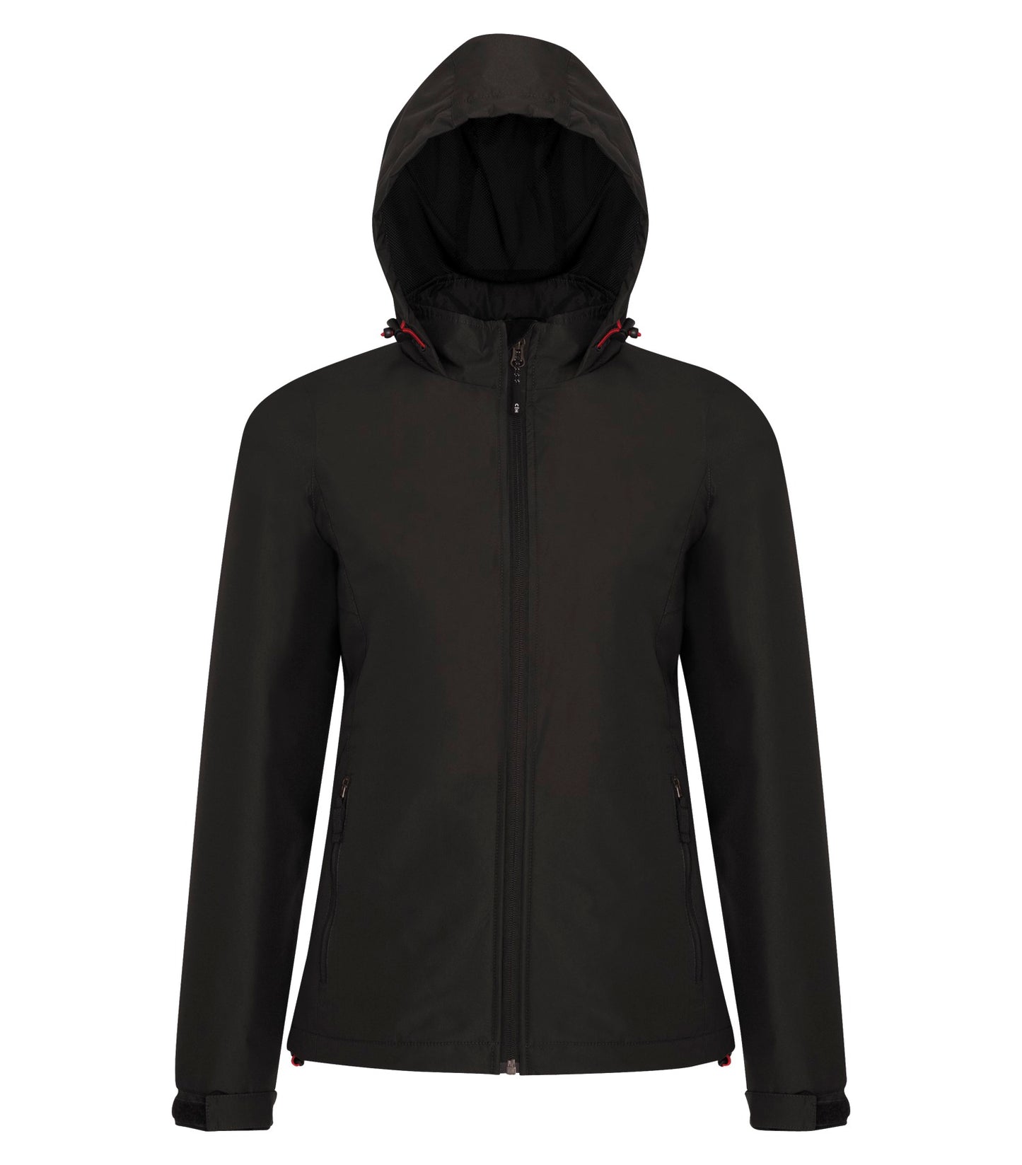 Coal Harbour ALL SEASON WATER REPELLENT MESH LINED LADIES' JACKET (L7637) - Hood Black