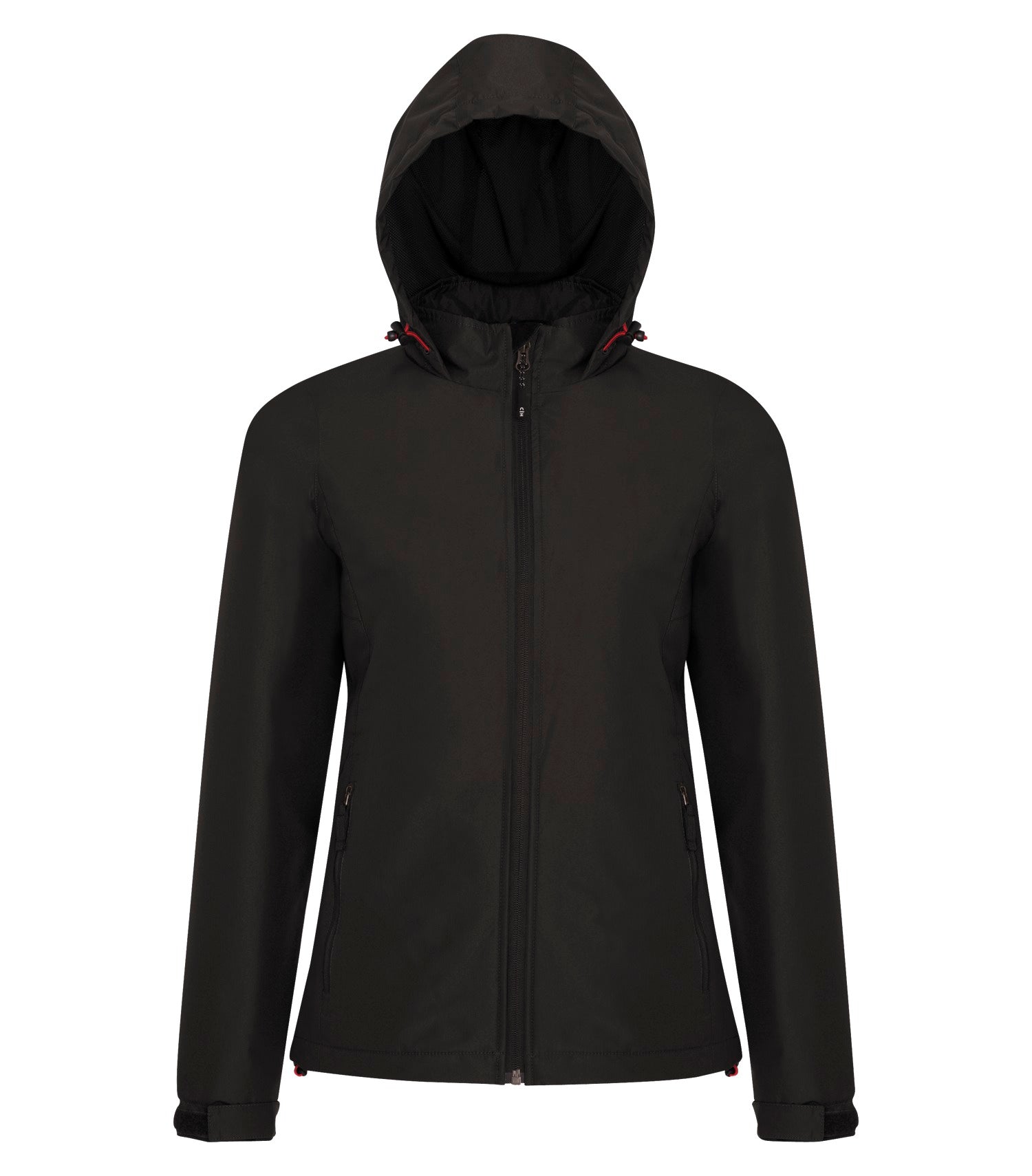 Coal Harbour ALL SEASON WATER REPELLENT MESH LINED LADIES' JACKET (L7637) - Hood Black