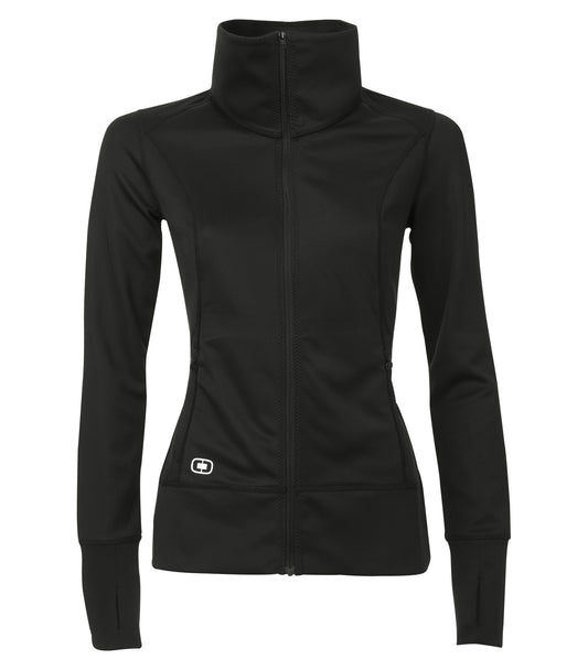 OGIO® ENDURANCE FULCRUM LADIES' FULL ZIP - Blacktop