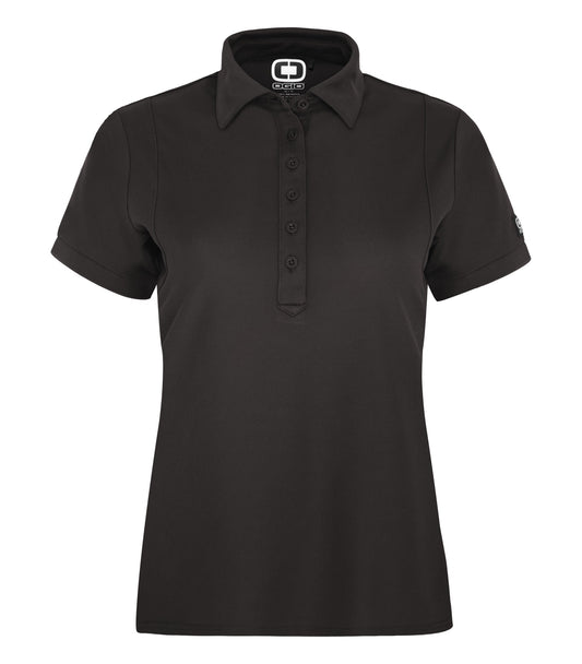 OGIO JEWEL LADIES' POLO (LOG101) - Blacktop